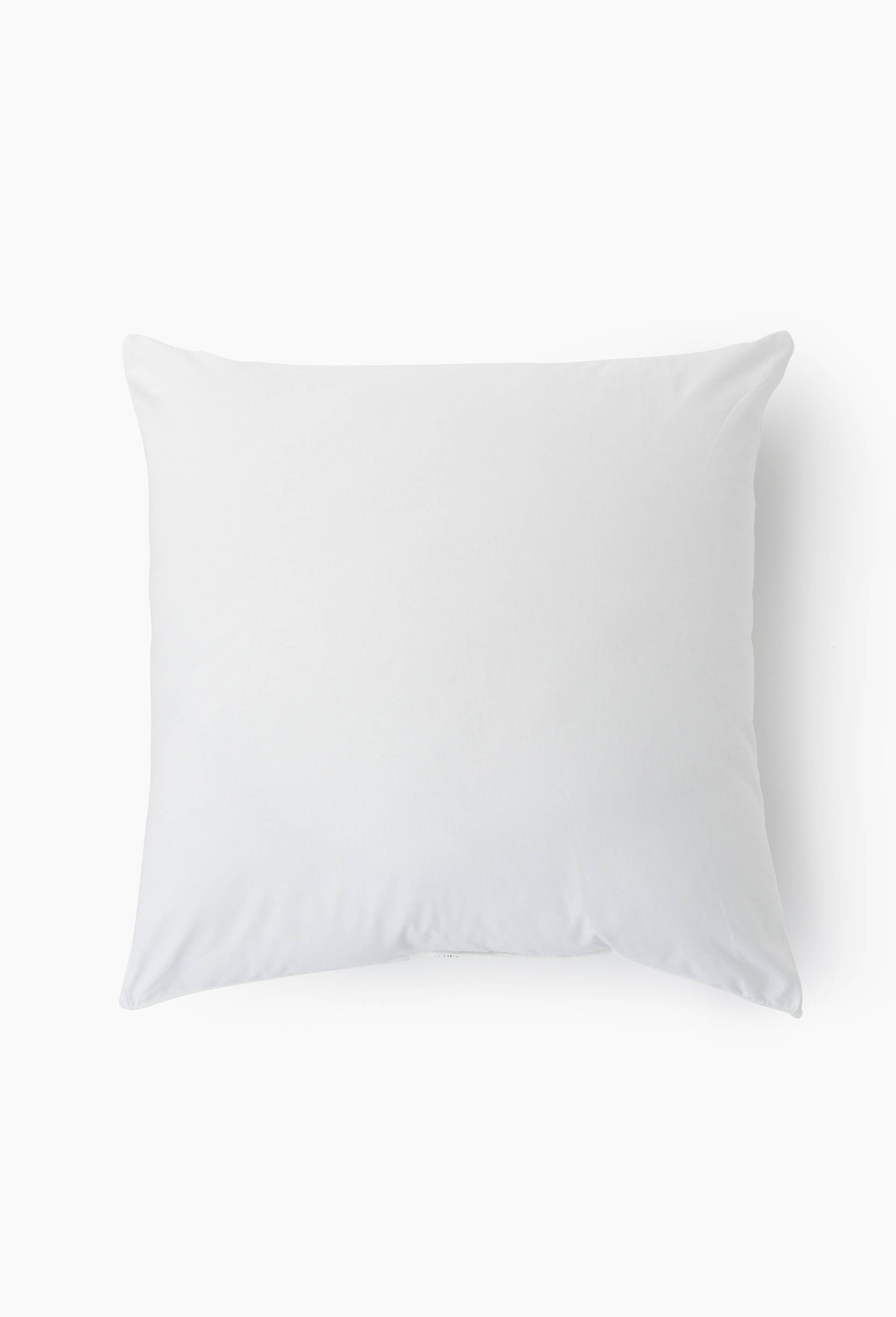 Oreiller carr&eacute;, 60x60cm, enveloppe 100% coton, Blanc, large image number 0.0