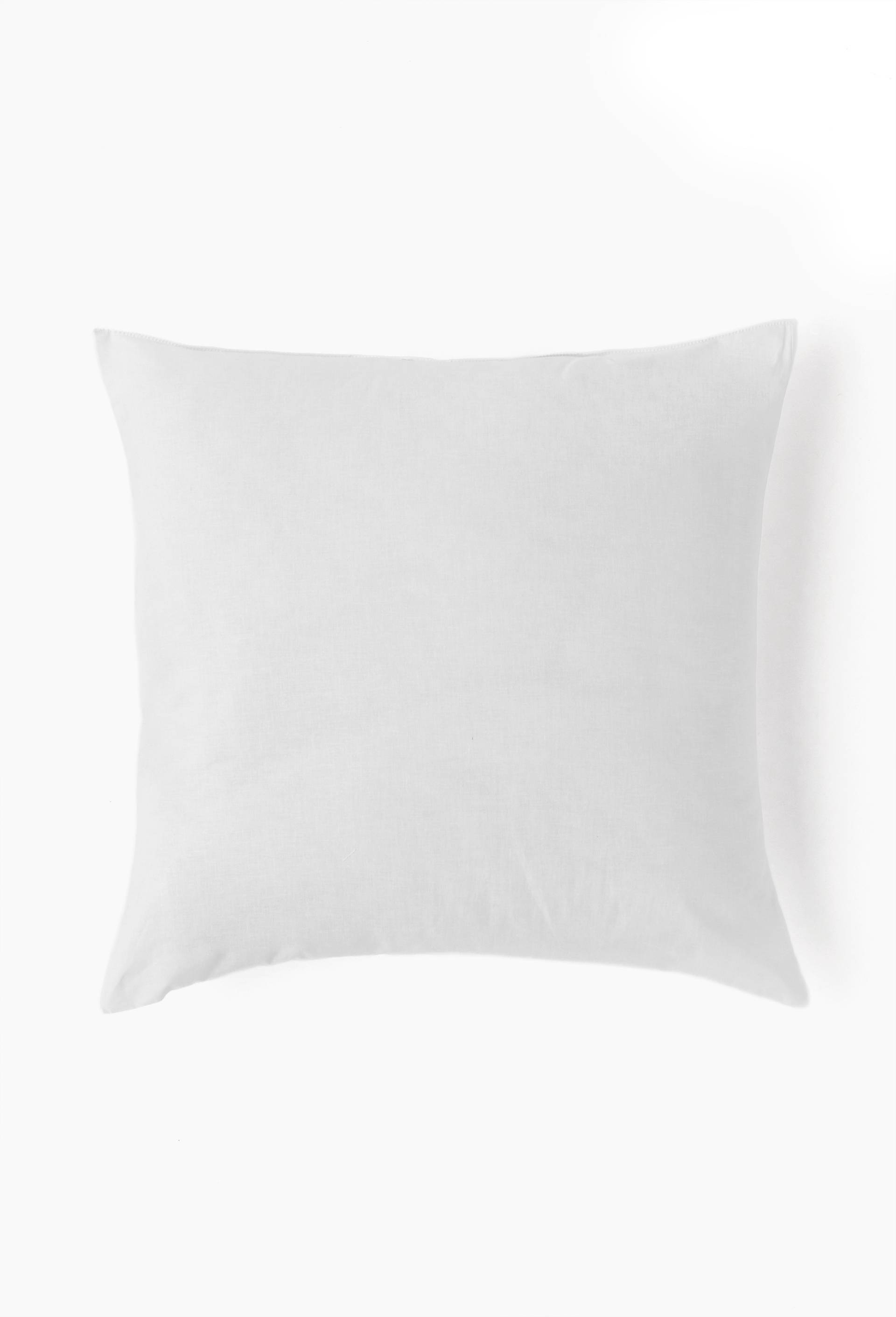 Oreiller carr&eacute;, 60x60cm, enveloppe 100% coton, Blanc, large image number 0.0