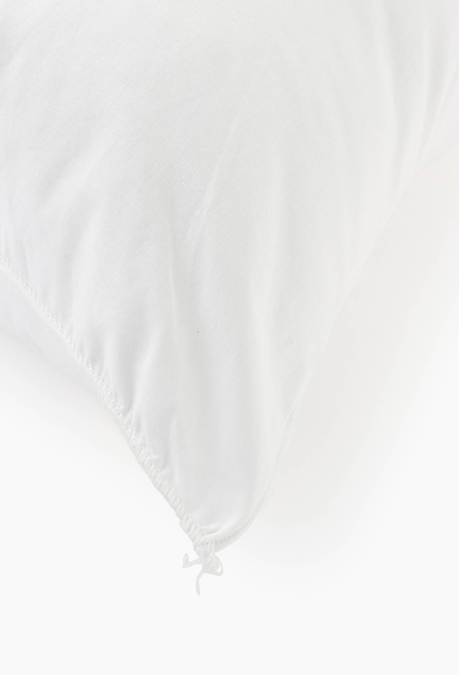 Oreiller carr&eacute;, 60x60cm, enveloppe 100% coton, Blanc, large image number 1