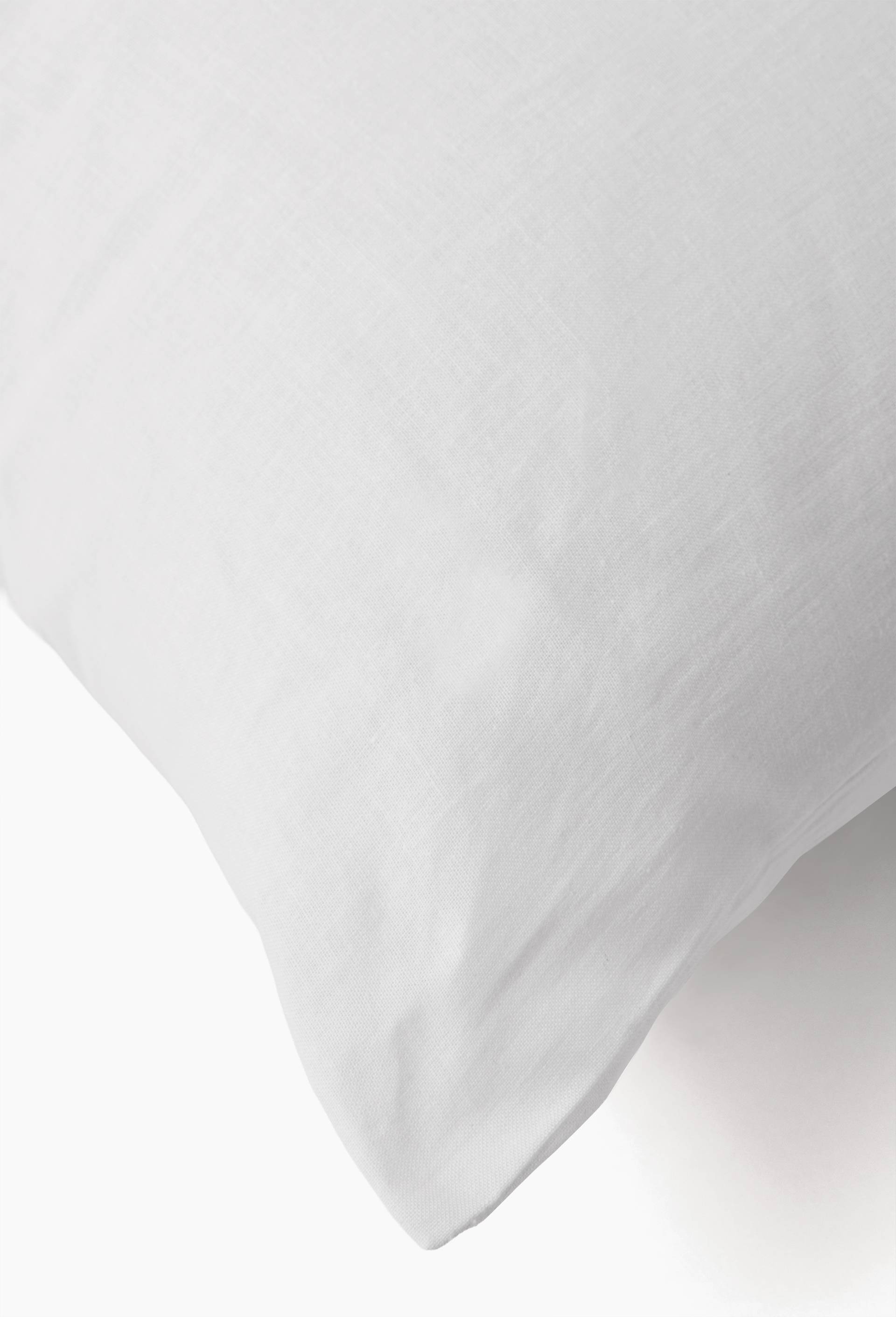 Oreiller carr&eacute;, 60x60cm, enveloppe 100% coton, Blanc, large image number 1.0