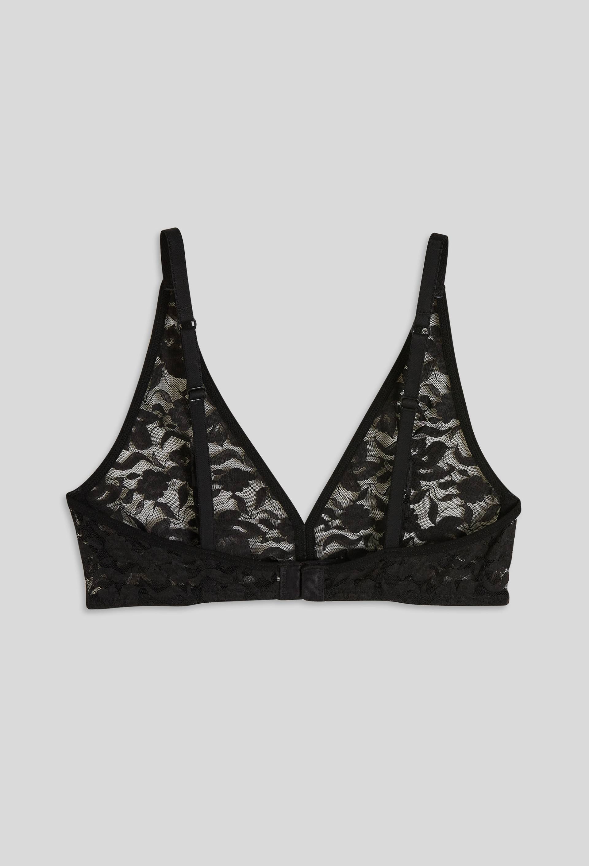 Soutien-gorge foulard, Noir, large image number 1