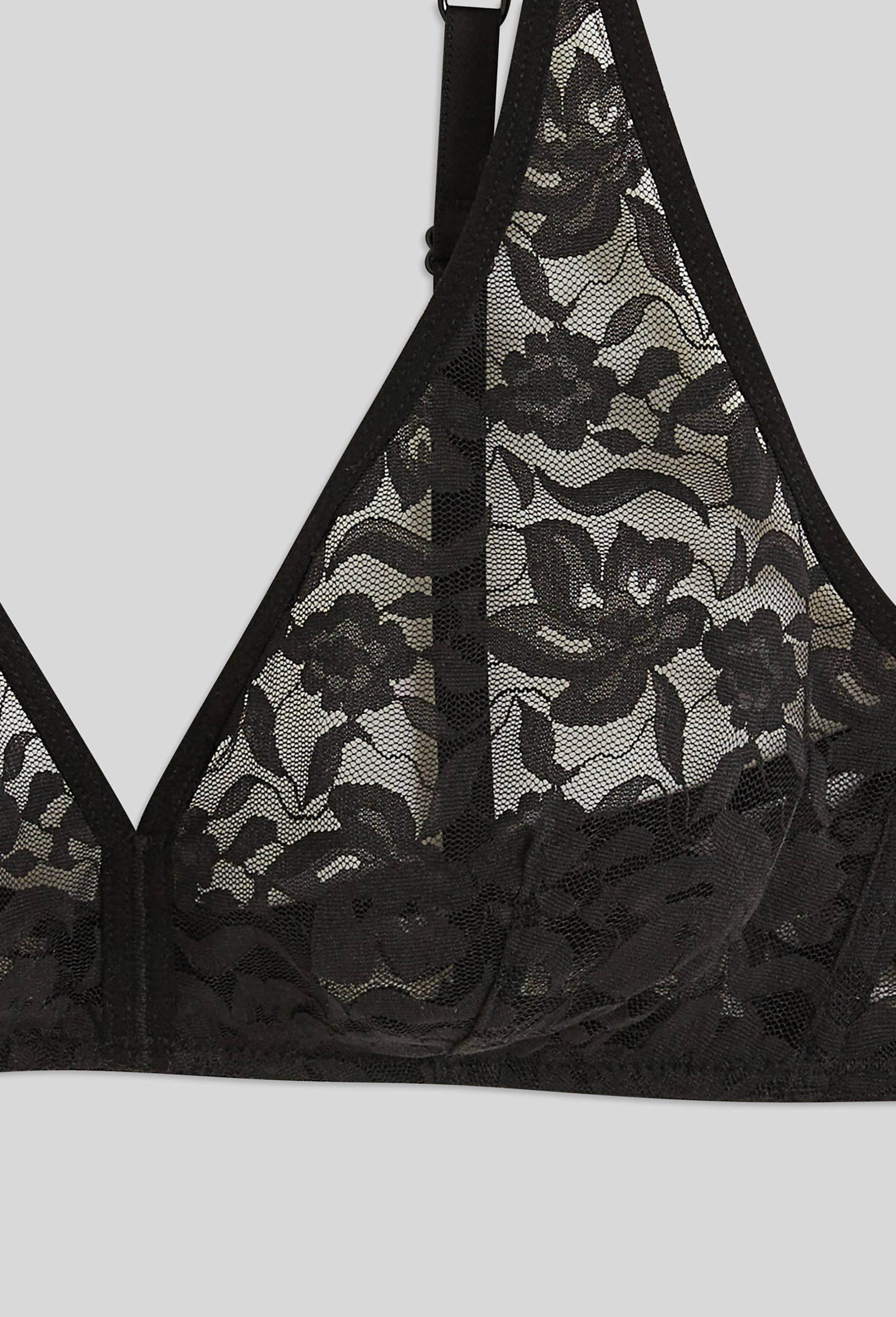 Soutien-gorge foulard, Noir, large image number 2