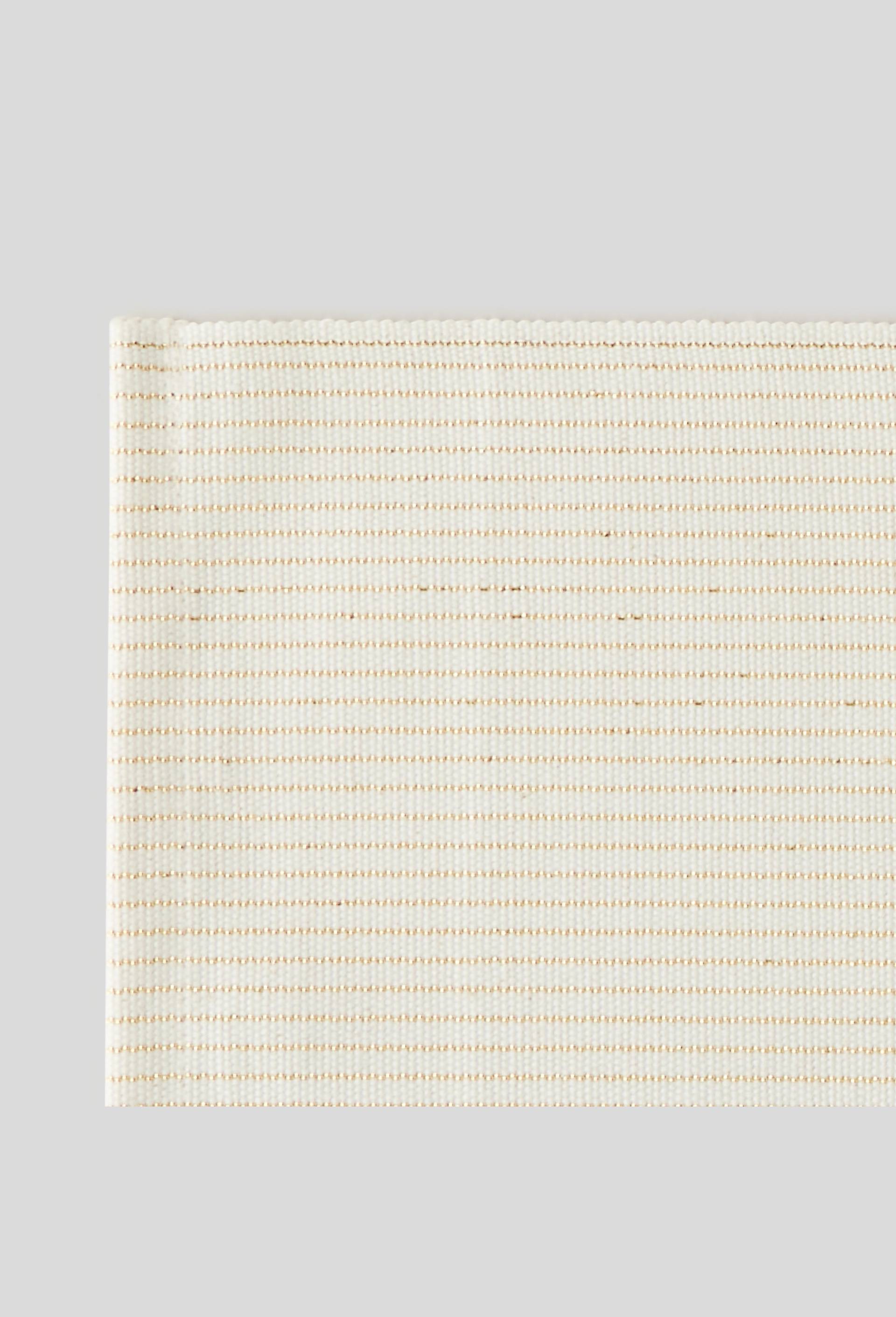 Set de table à rayures, 33x48cm, coton, Ecru, large image number 1.0