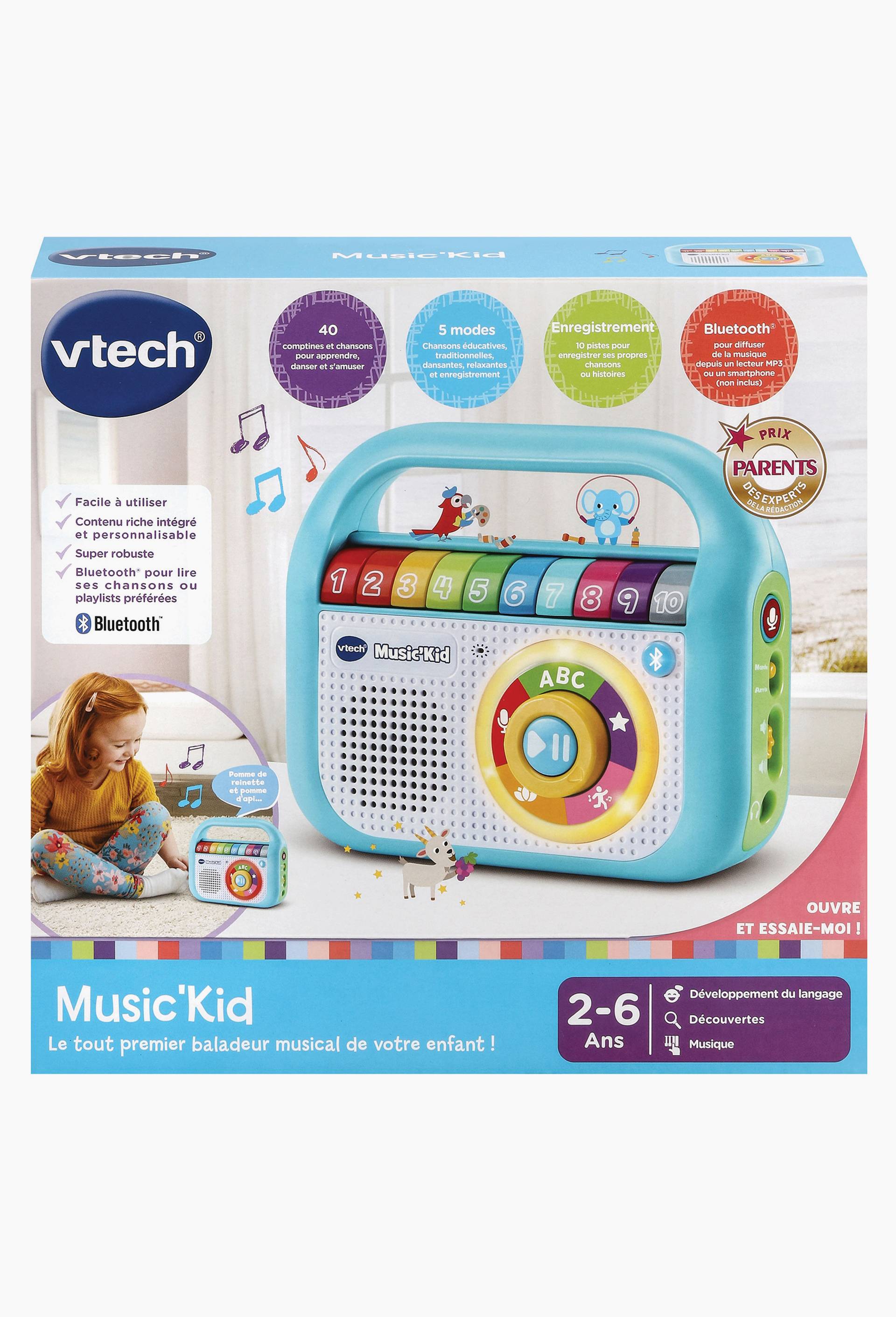 Baladeur musical Music'Kid, Multicolore, large image number 2