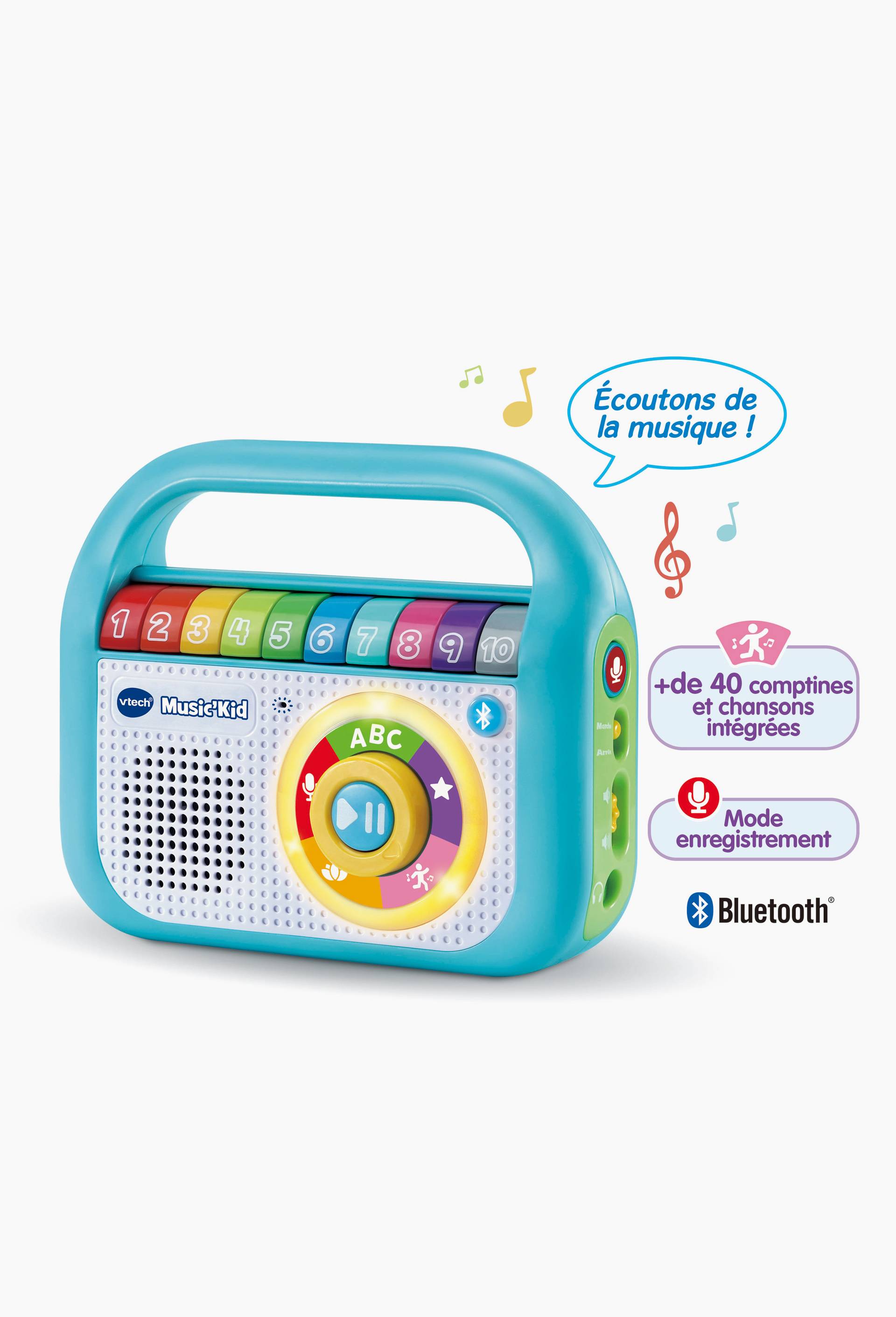 Baladeur musical Music'Kid, Multicolore, large image number 3