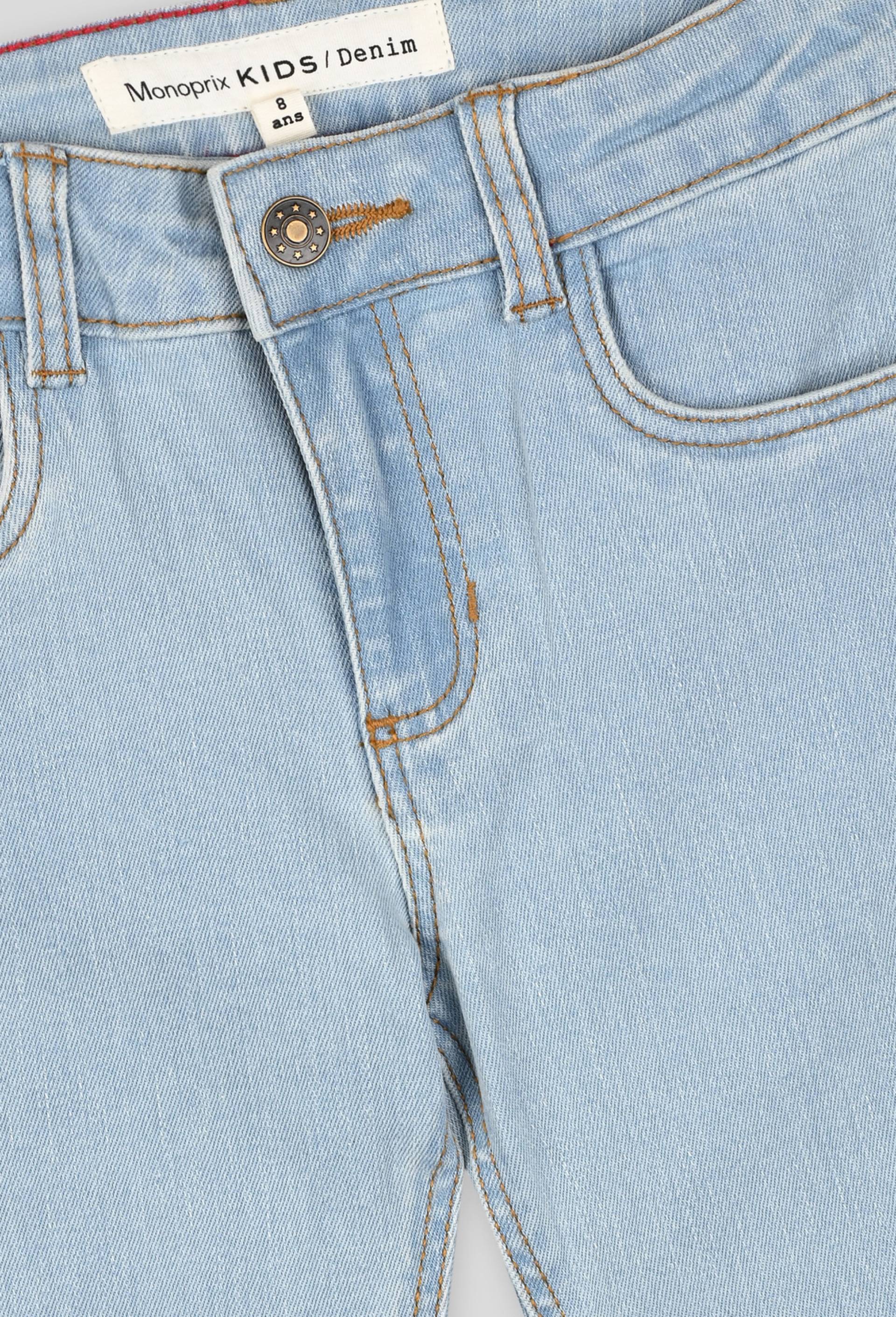 Jean slim, Coton BIO et Oeko-Tex, Bleu clair, large image number 2