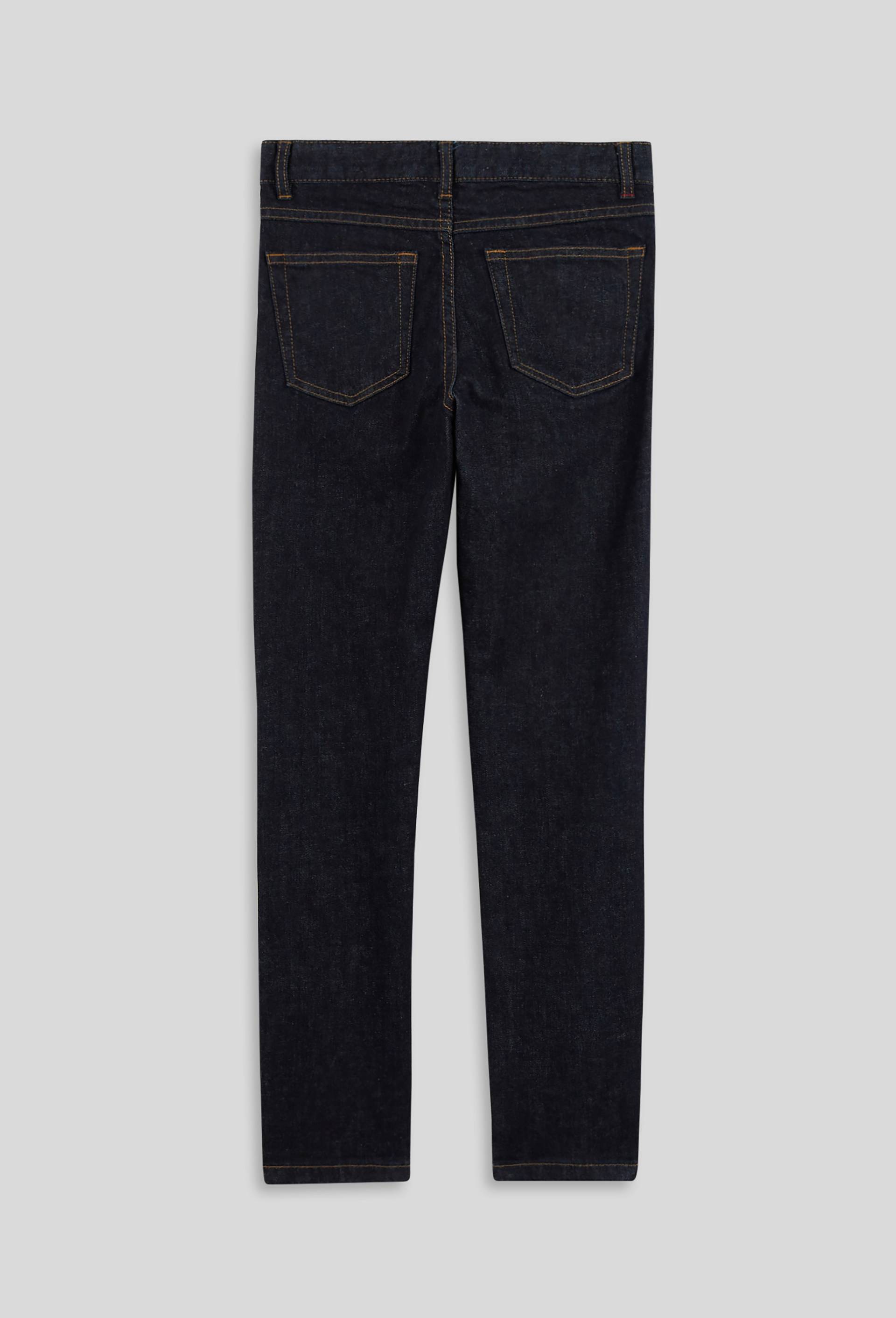 Pantalon en jean droit contenant du coton BIO, Bleu foncé, large image number 2.0