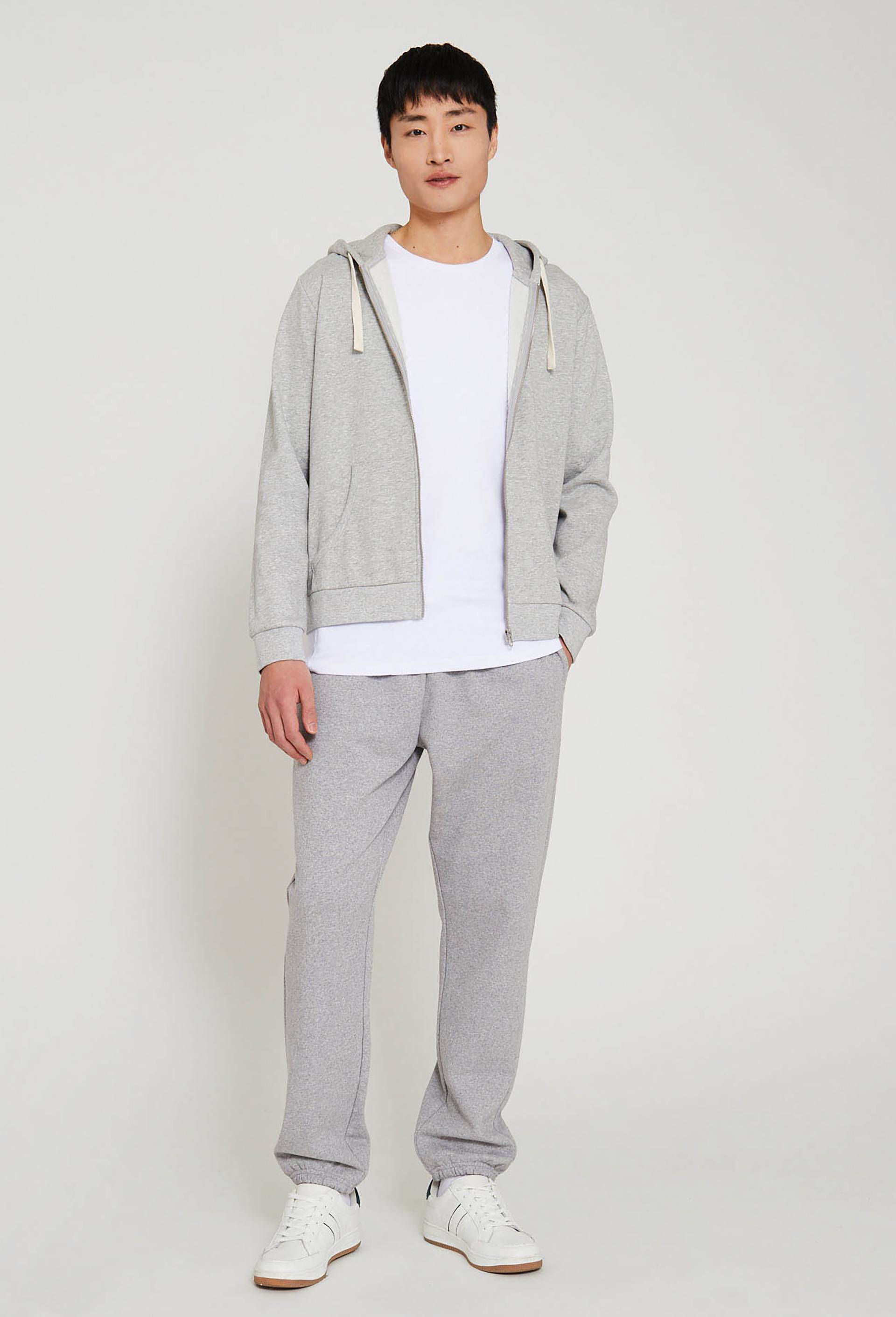 Jogging molleton en coton BIO, Gris, large image number 0