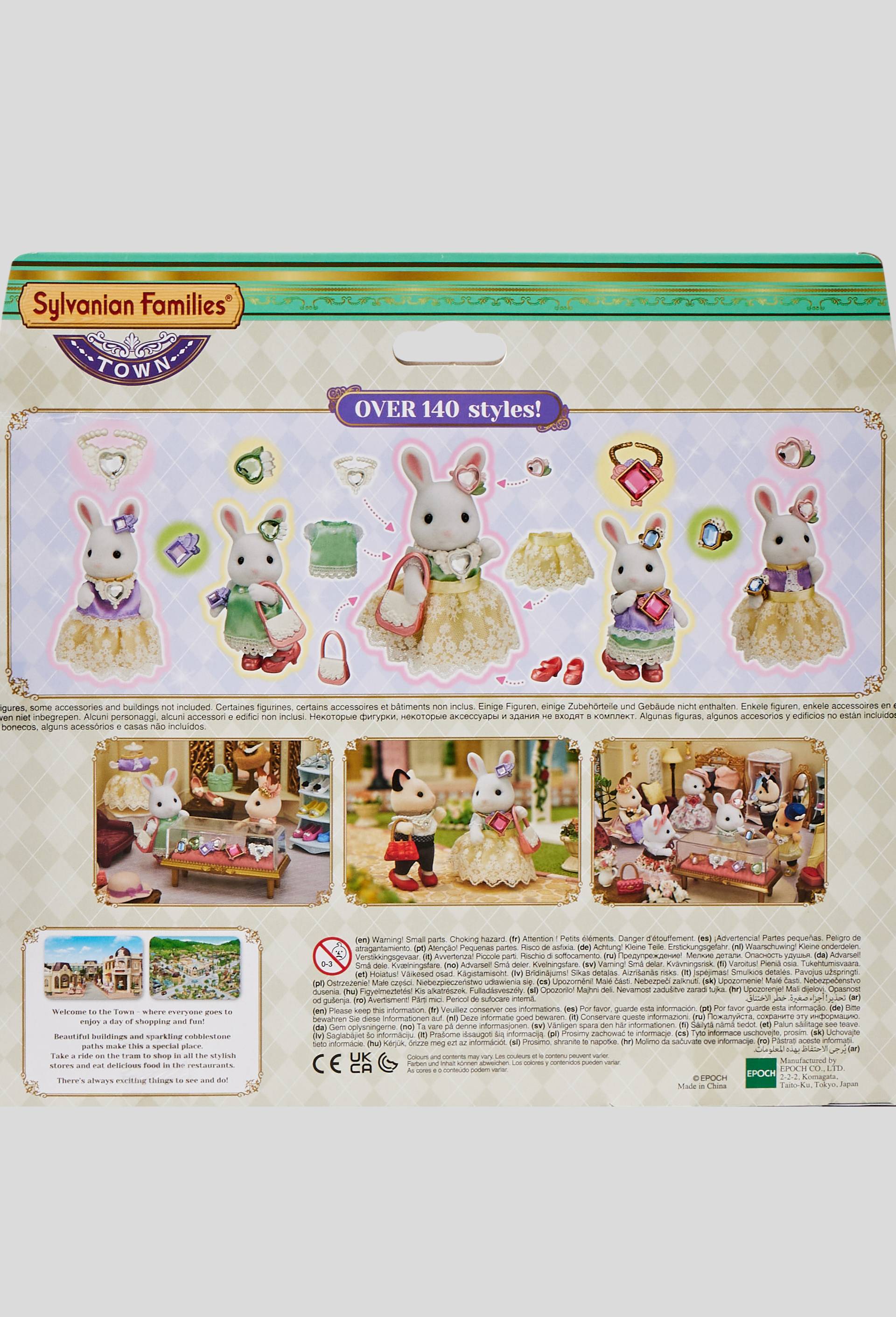 La valisette de mode et grande sur Lapin Neige Sylvanian, Multicolore, large image number 1.0