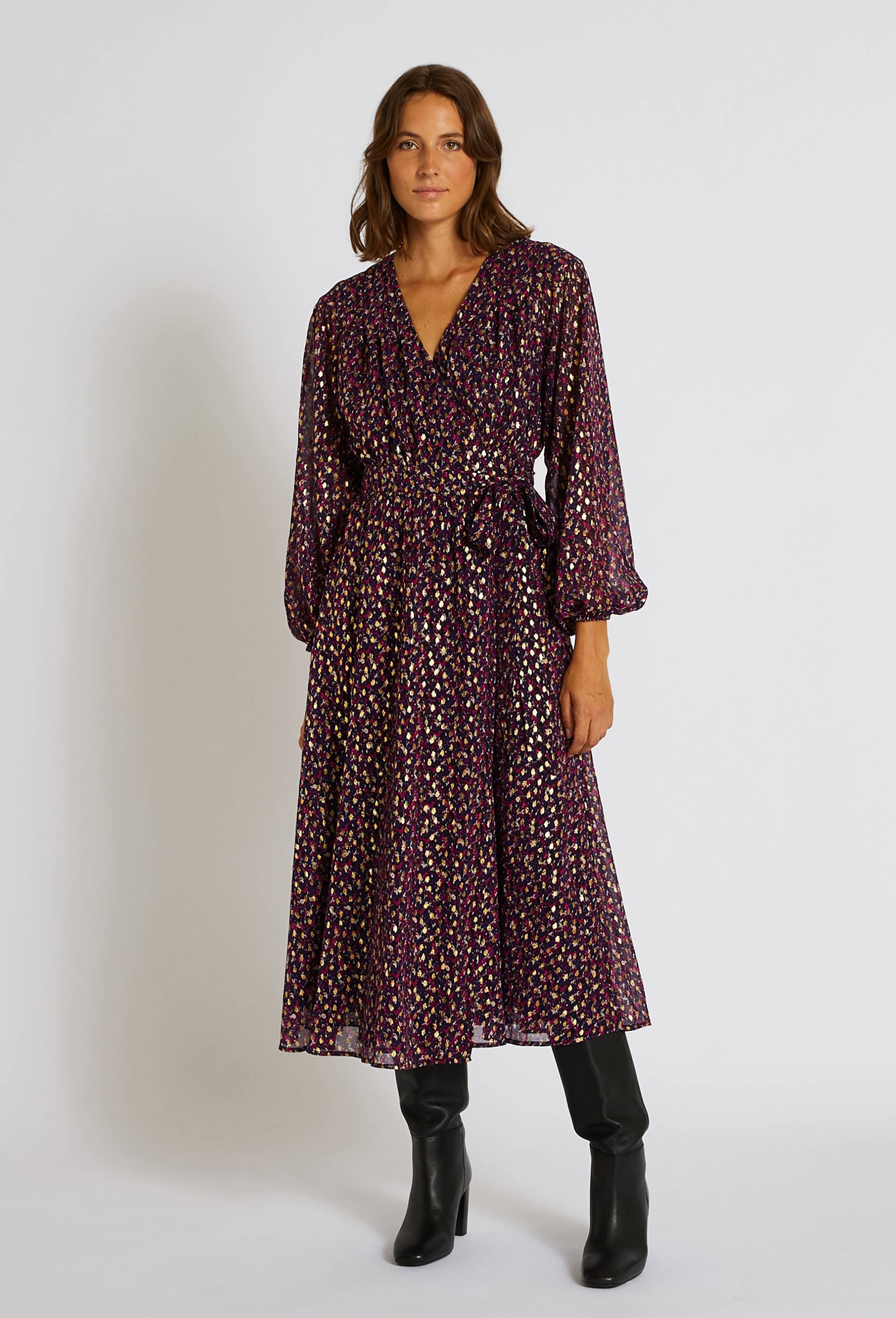 Robe longue, Noir, large image number 0.0