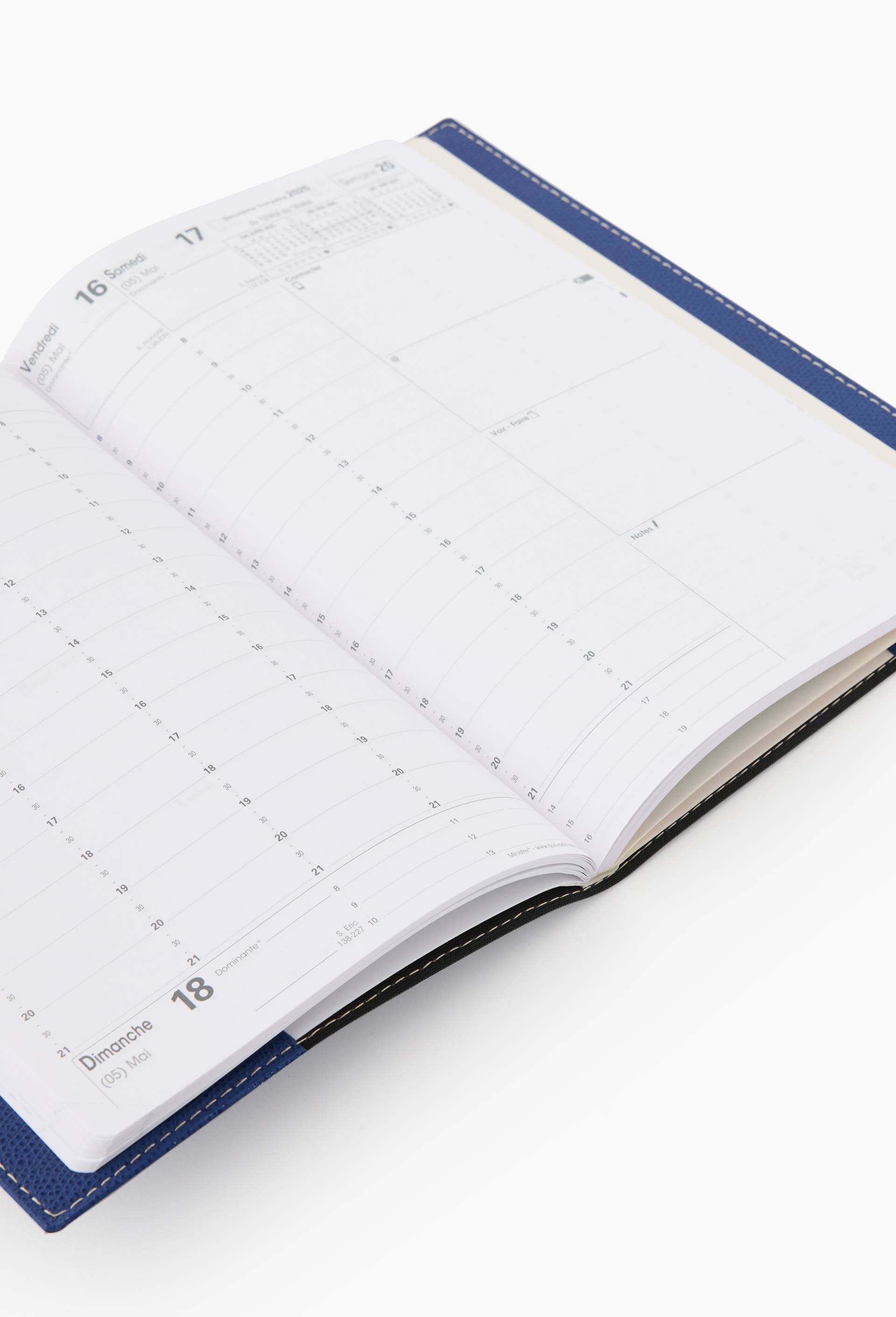 Agenda de bureau Quo Vadis 16x24cm, ann&eacute;e 2027, Bleu fonc&eacute;, large image number 1.0