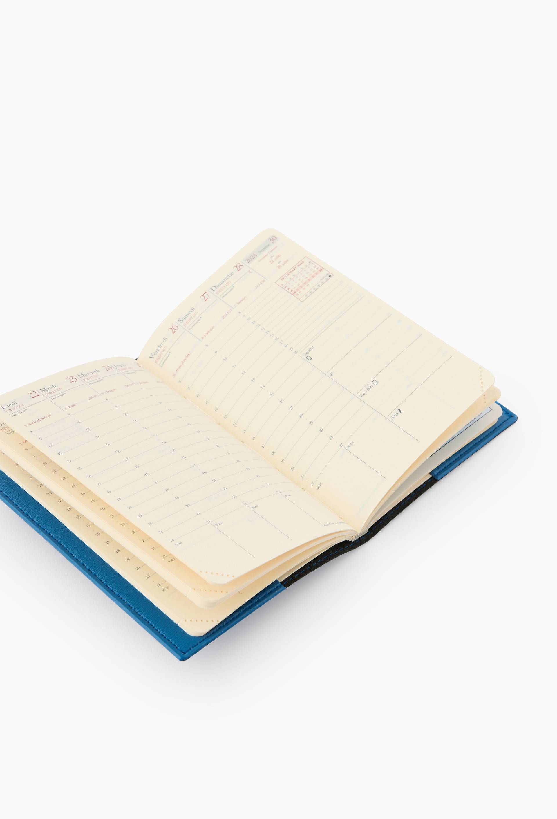 Agenda de poche Quovadis 10 x 15cm, Bleu, large image number 1