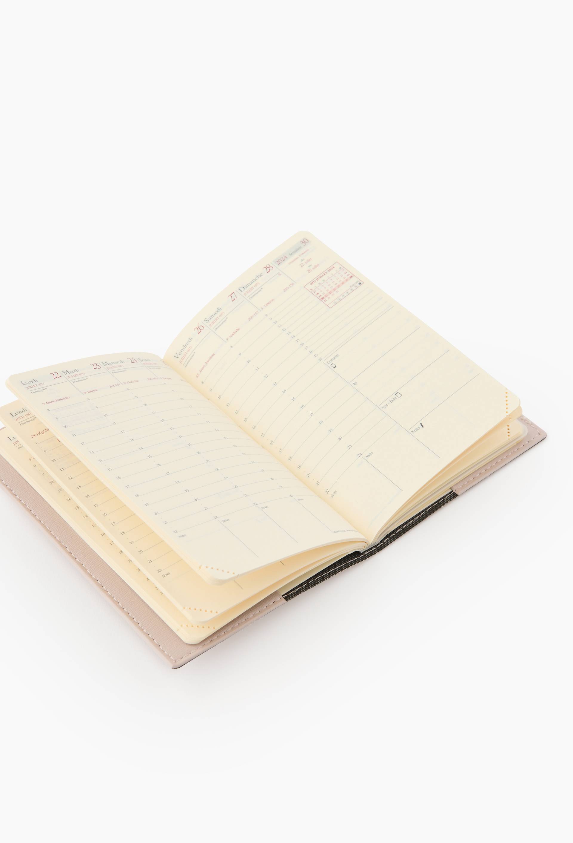 Agenda de poche Quovadis 10 x 15cm, Brun clair, large image number 1