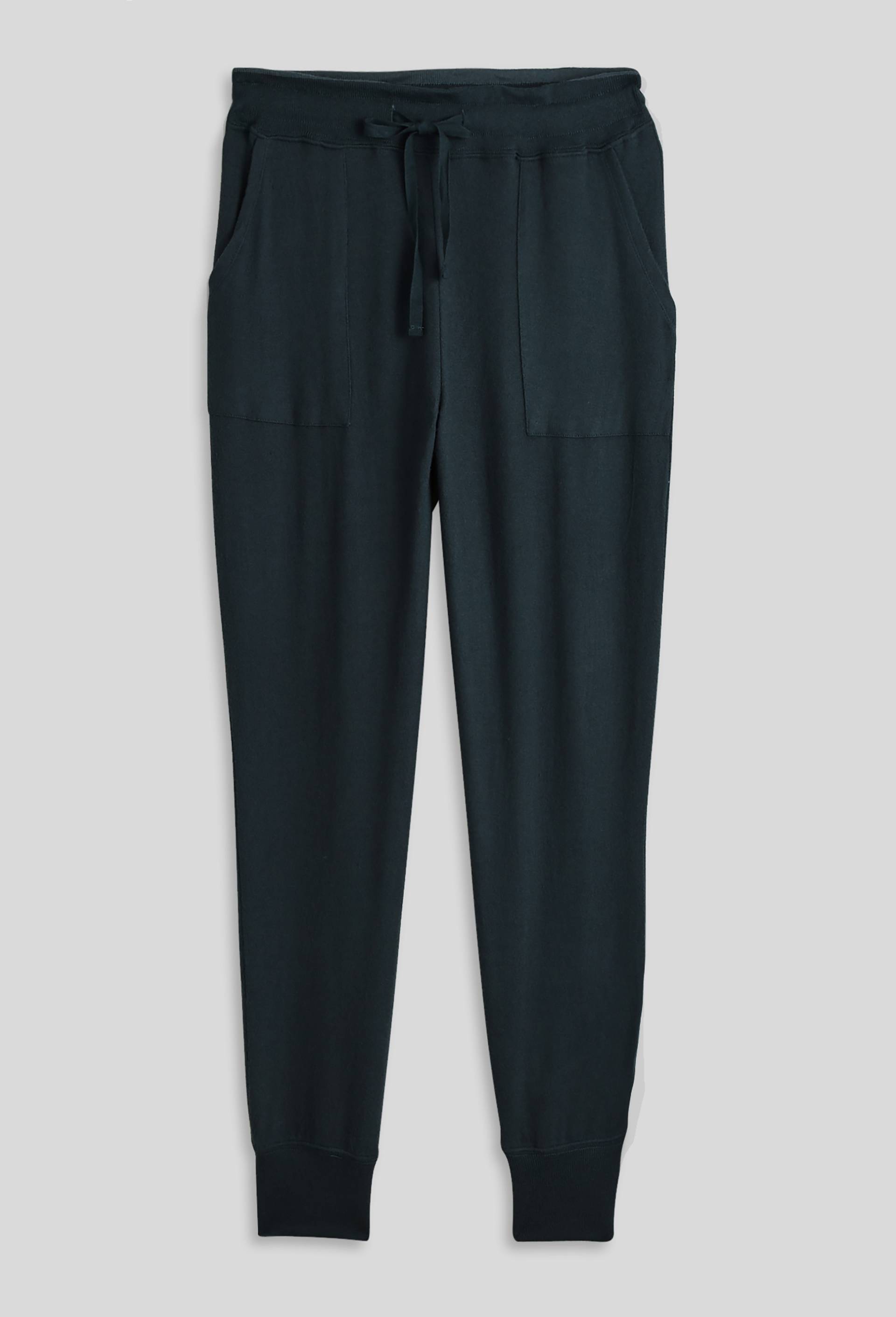 Pantalon jogging tout doux, Ecovero, Vert foncé, large image number 2