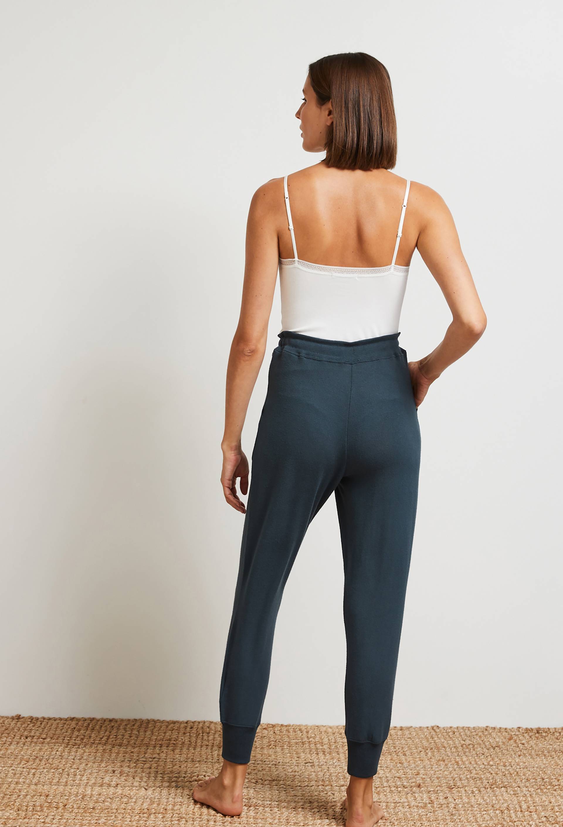 Pantalon jogging tout doux, Ecovero, Vert foncé, large image number 3.0