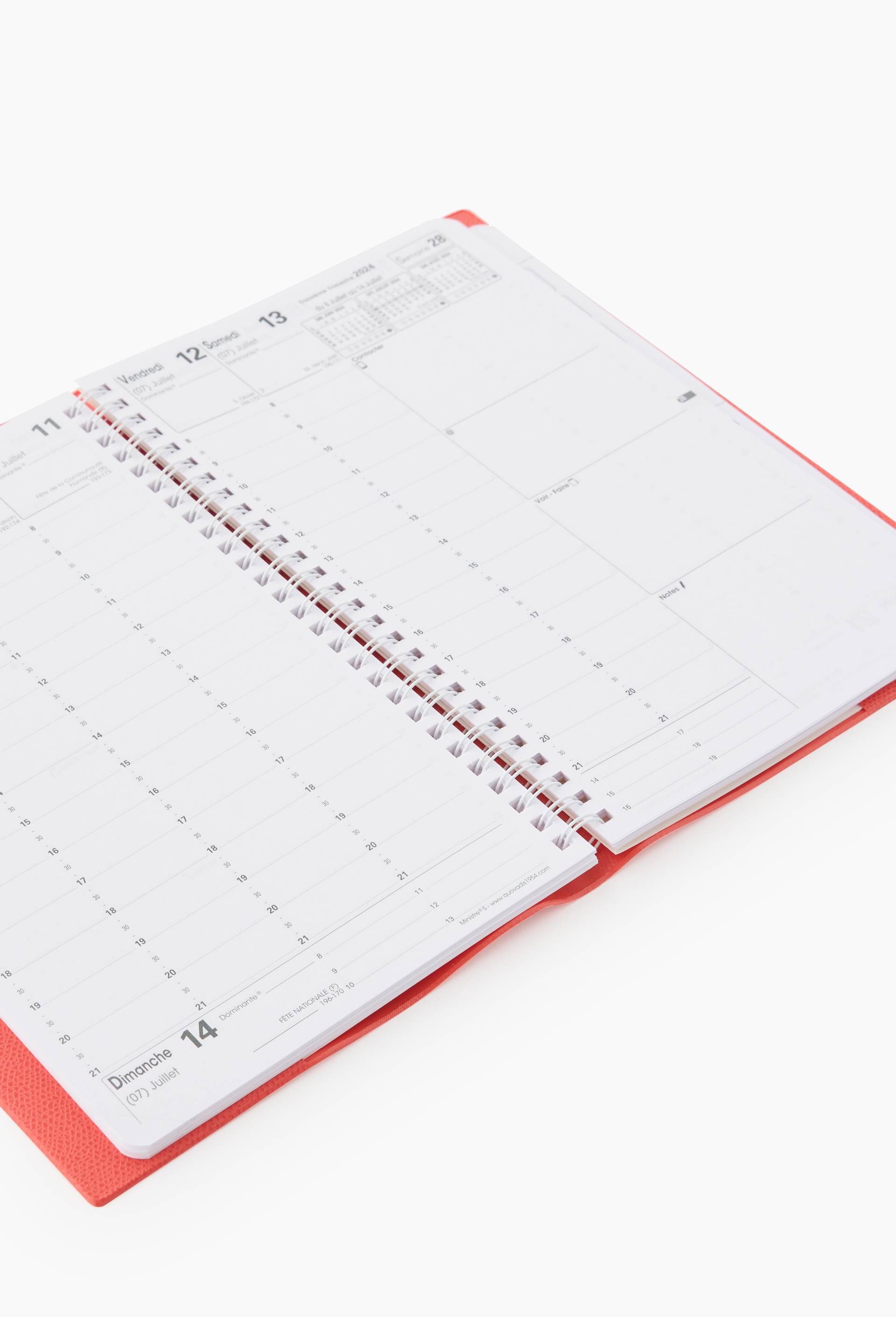 Agenda de bureau Quovadis 16 x 24cm, Orange, large image number 1