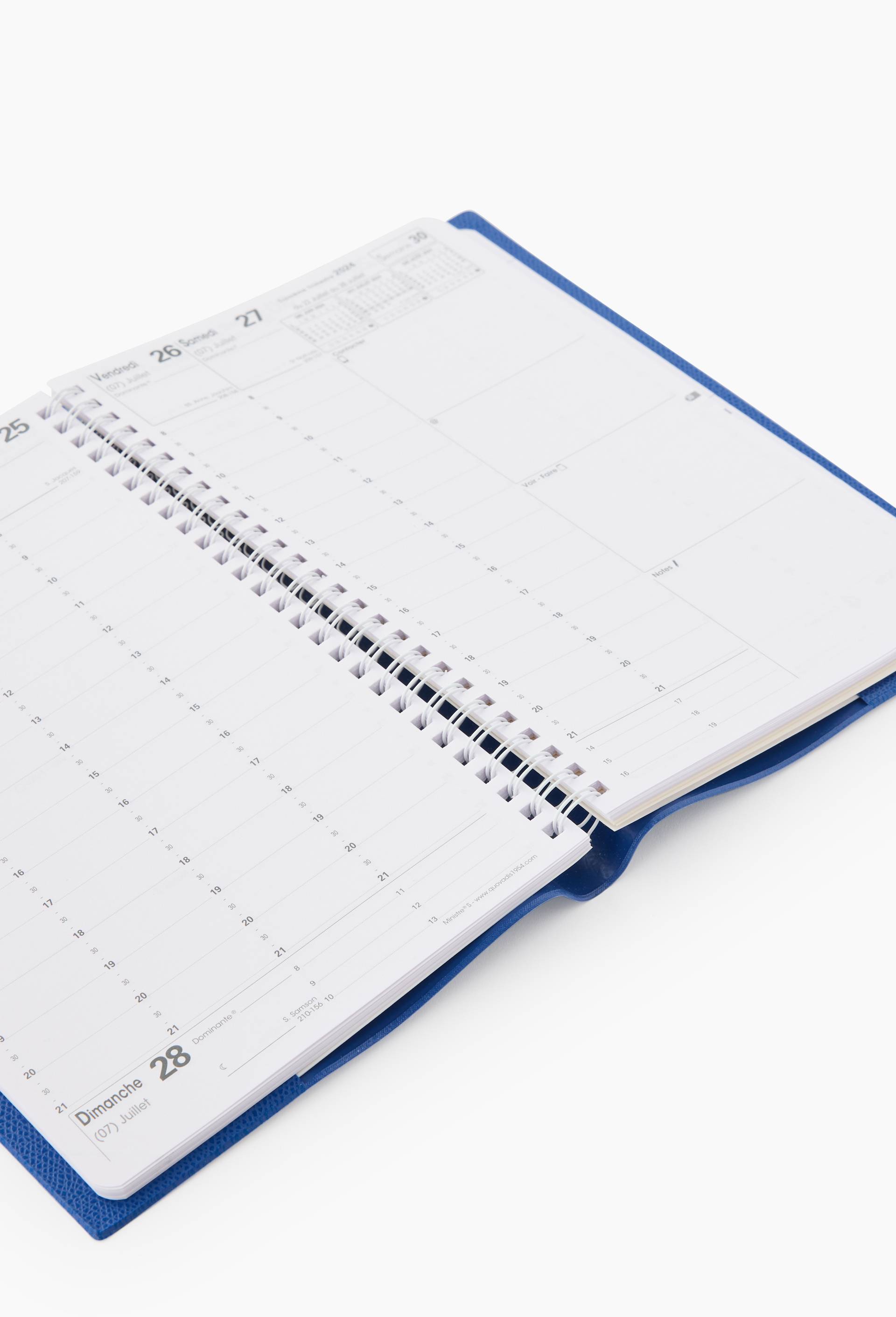Agenda de bureau Quovadis 16 x 24cm, BLEU, large image number 1