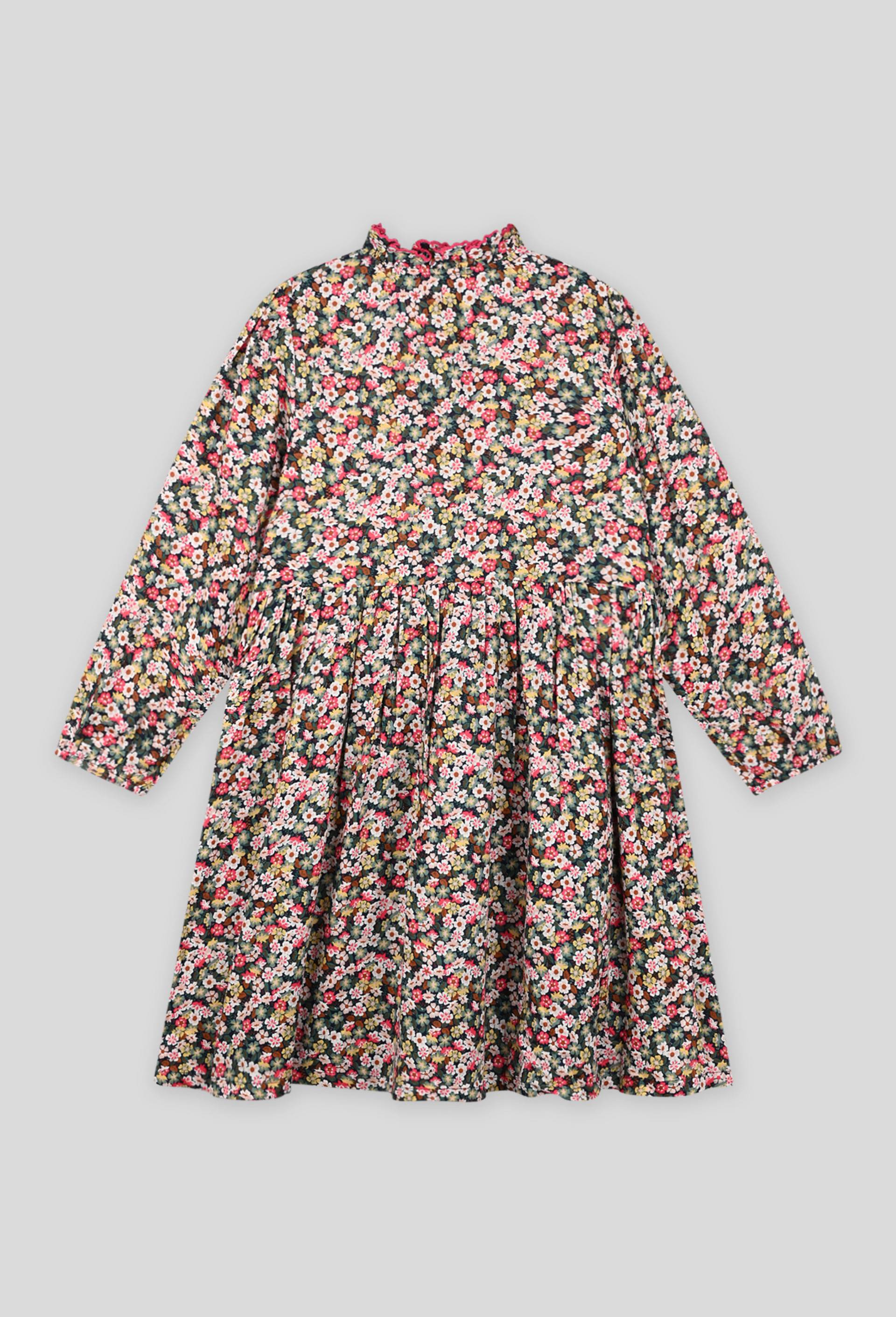 Robe en coton imprimée BIO et Oeko-Tex, Bleu foncé, large image number 1