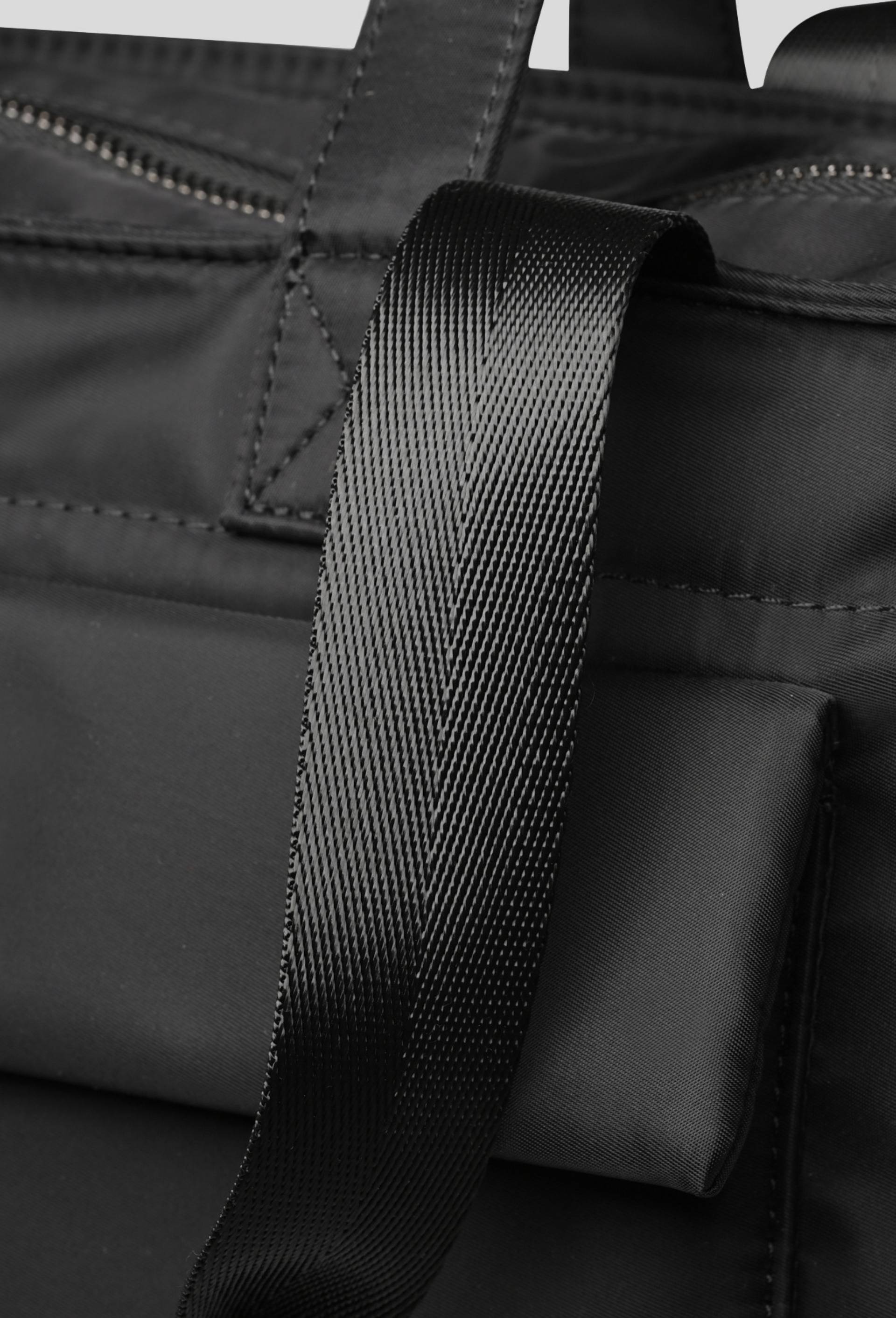Cabas en nylon recyclé, Noir, large image number 2
