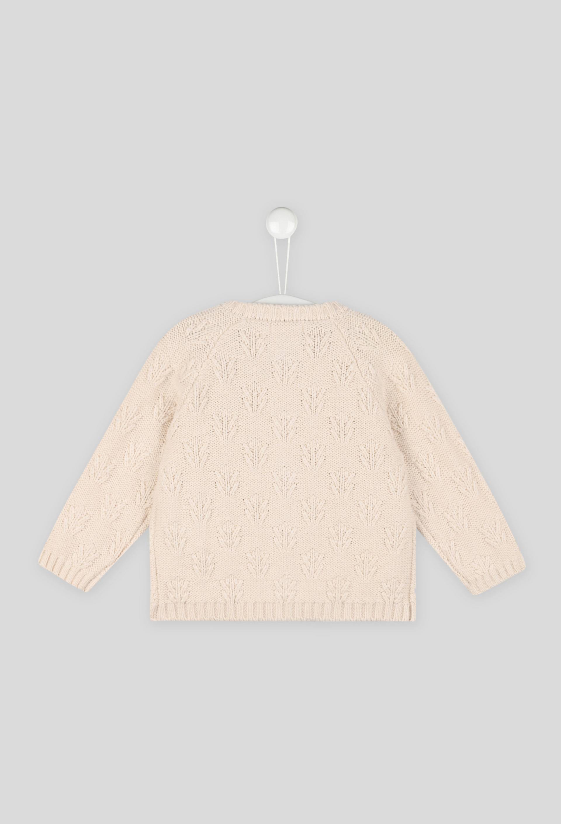 Cardigan en maille fantaisie, Oeko-Tex, Beige clair, large image number 1