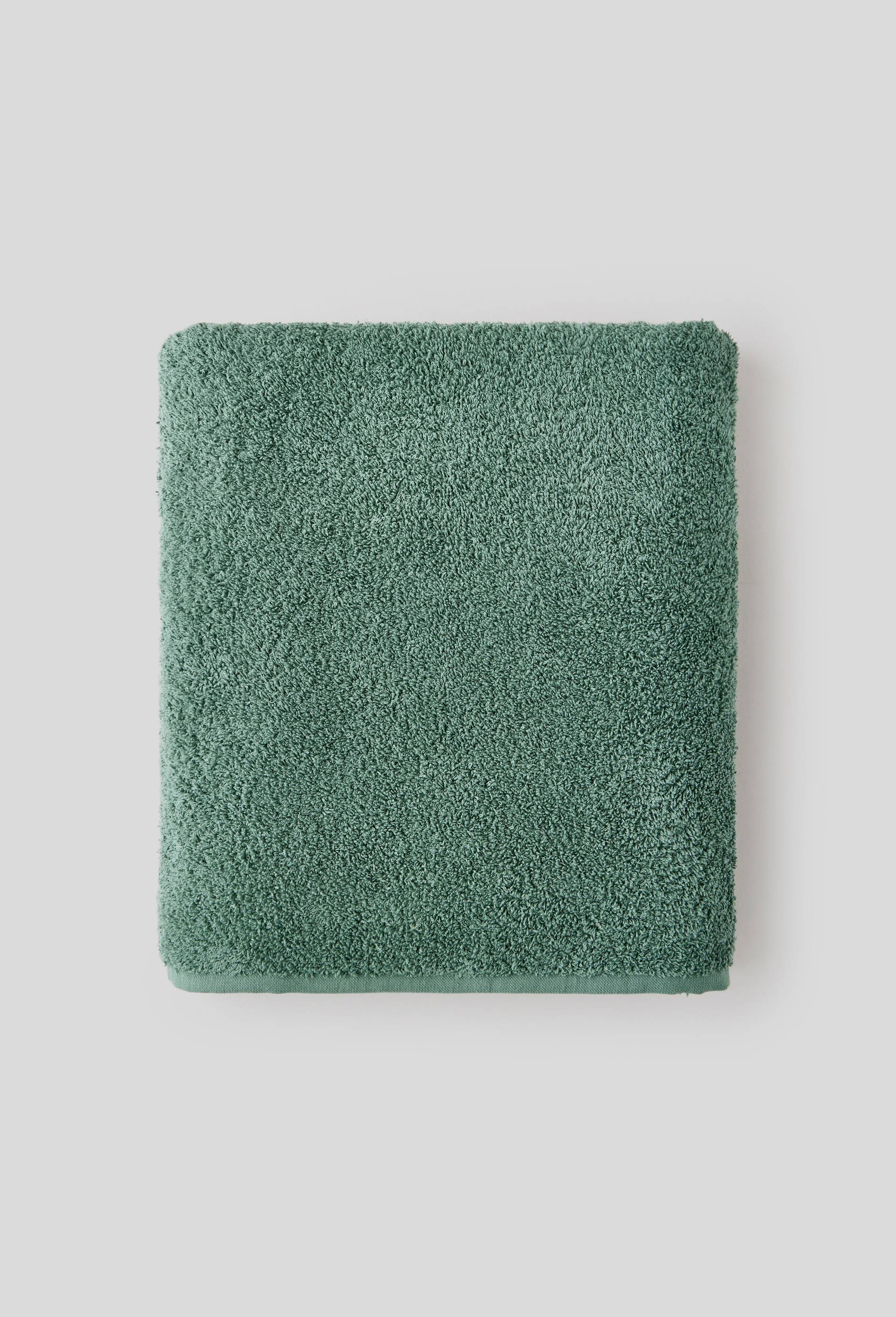 MAXI DRAP DE BAIN UNI PIN 100 x 150 cm, Vert foncé, large image number 0.0