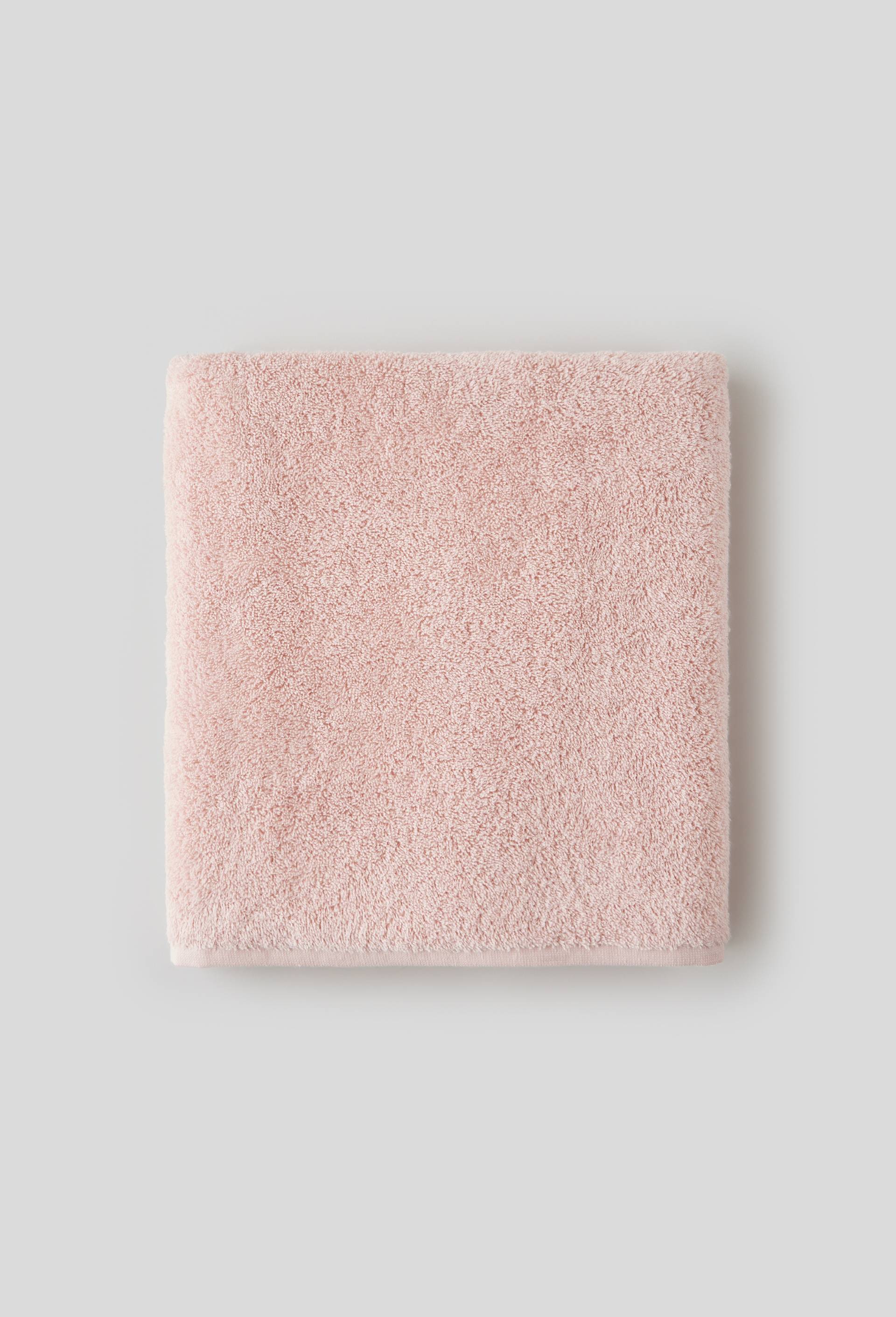 DRAP DE BAIN UNI POUDRE 70 x 140 cm, Rose clair, large image number 0