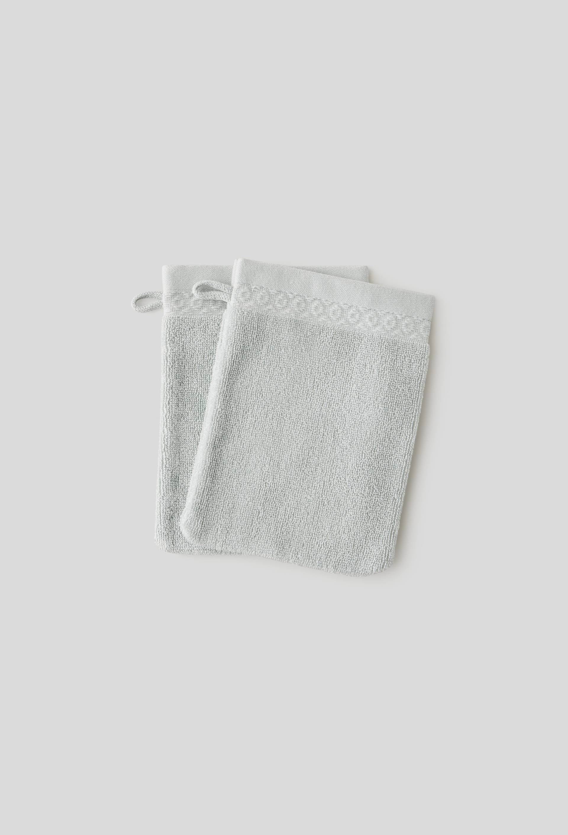GANTS LITEAU JACQUARD LOSANGE FICUS 15 x 21 cm, Vert, large image number 0