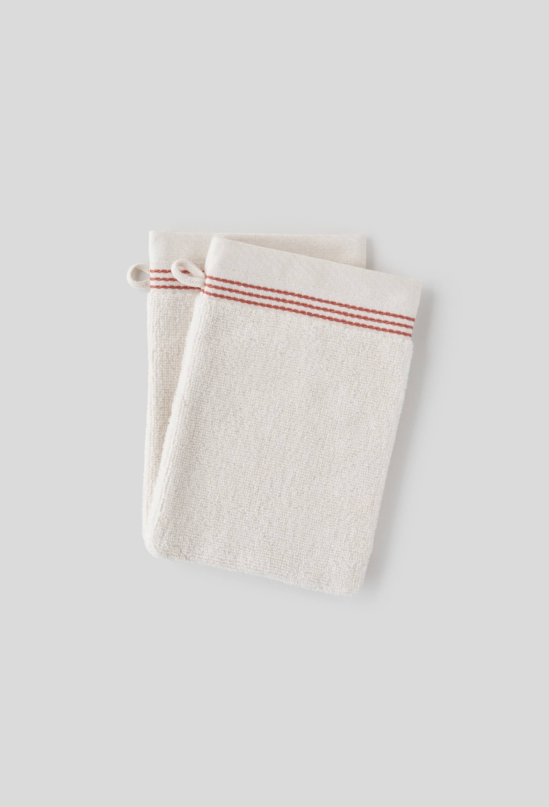 GANT FICELLE LITEAU RAYE BRODE TERRA COTTA 15 x 21 cm, Brun, large image number 0