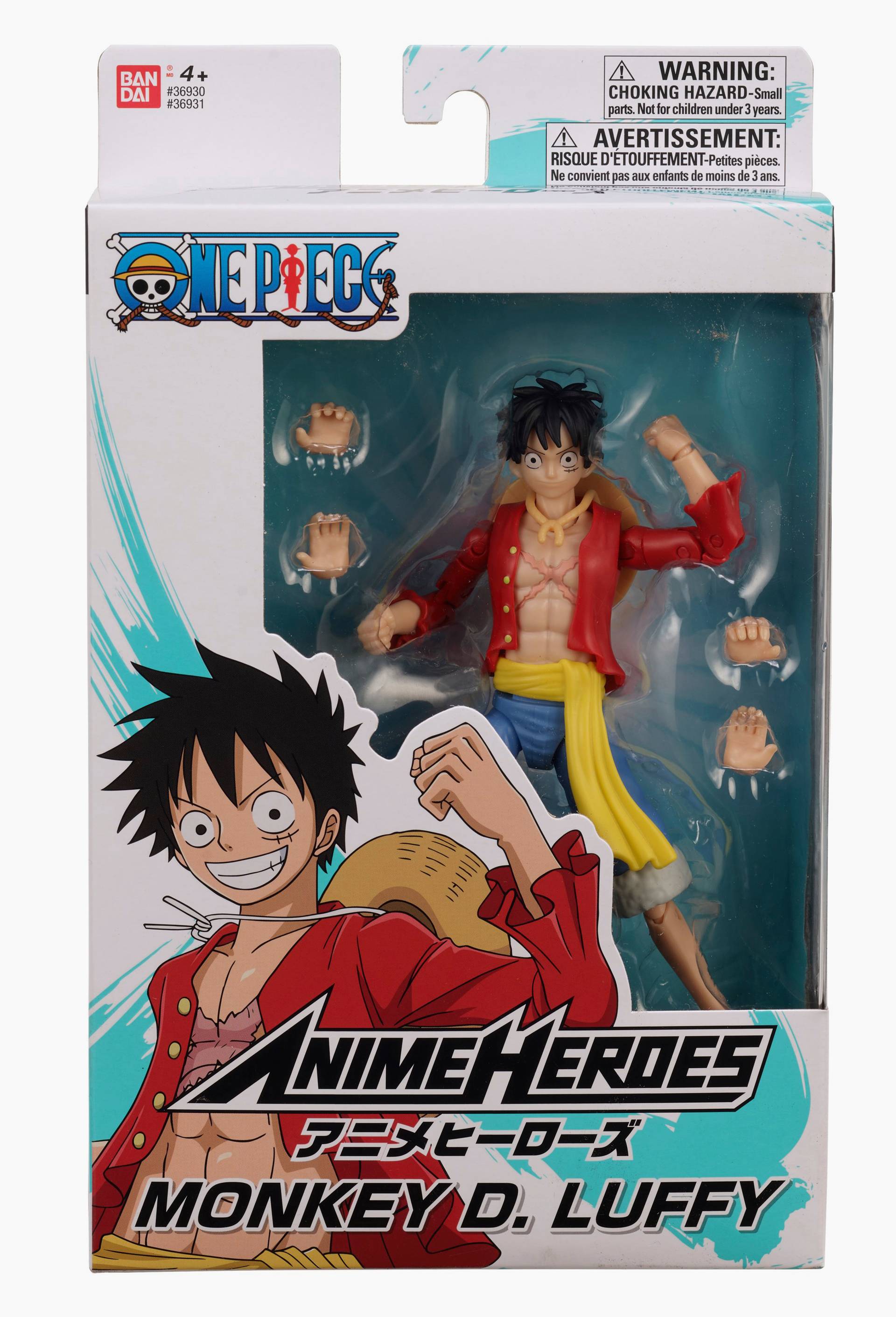 Figurine Anime Heroes - H&eacute;ros One Piece - 17 cm, Multicolore, large image number 0.0