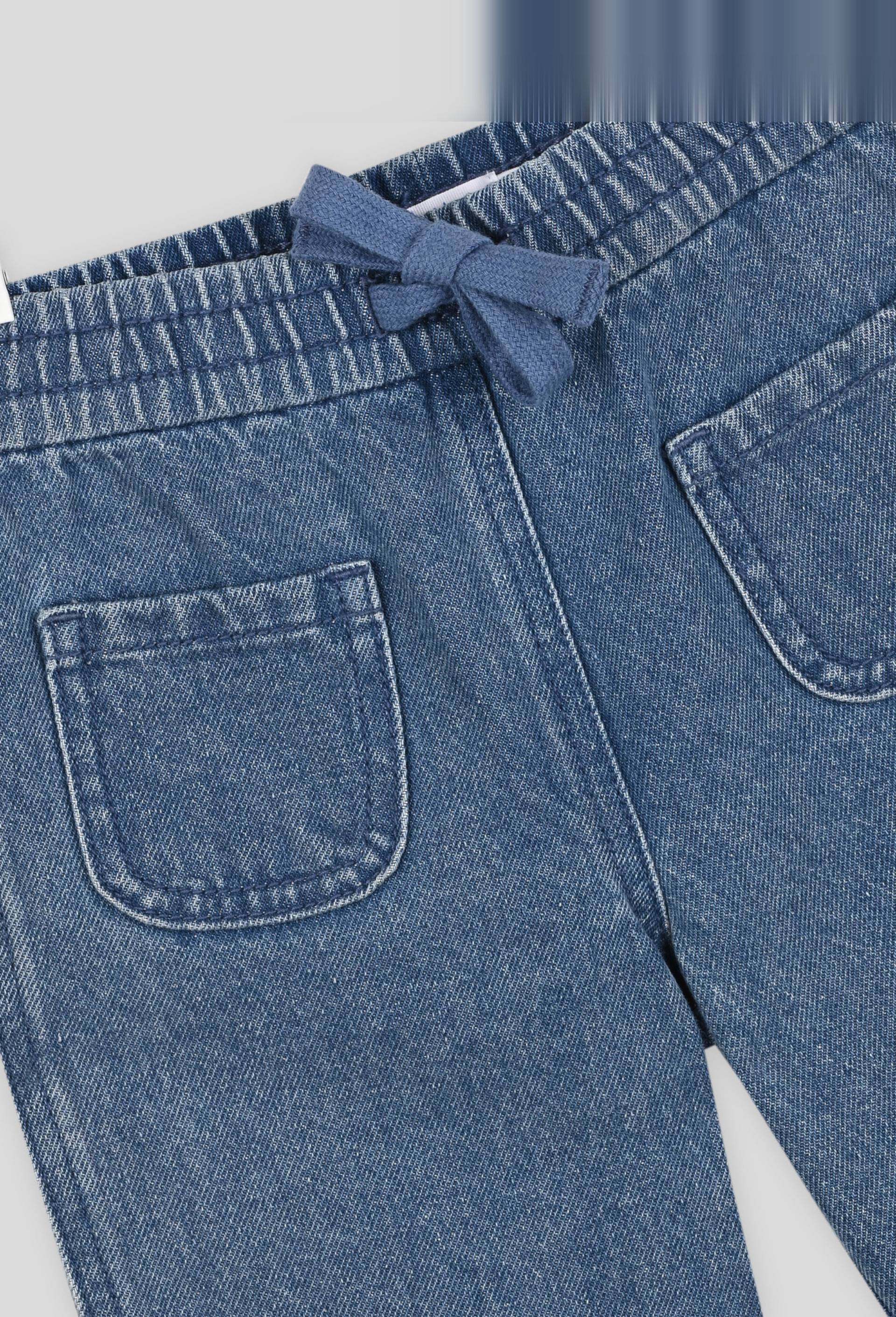 Pantalon large en denim, Oeko-Tex, BLEU, large image number 2