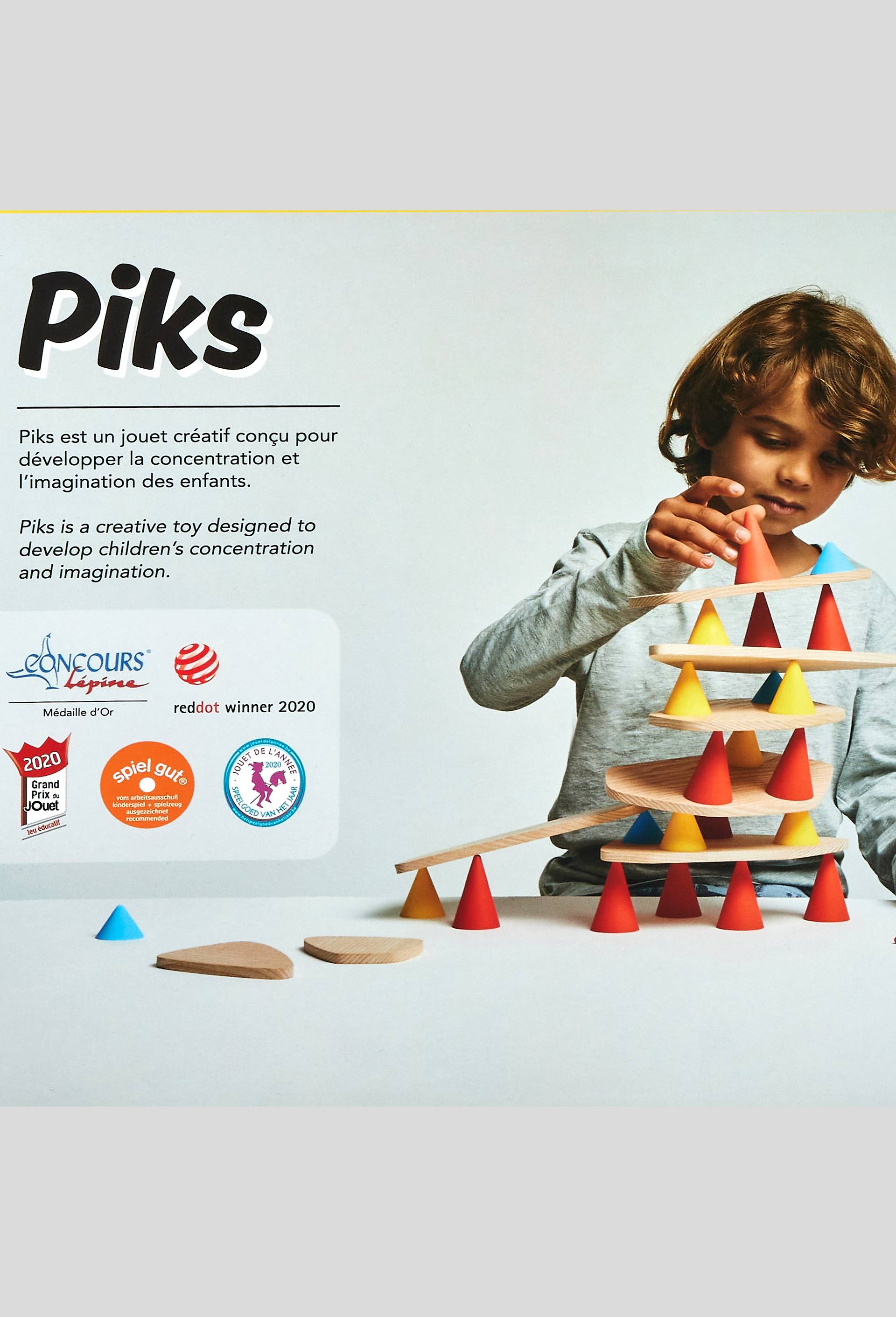 Jeu de contrcution Kit Piks Medium, Multicolore, large image number 1