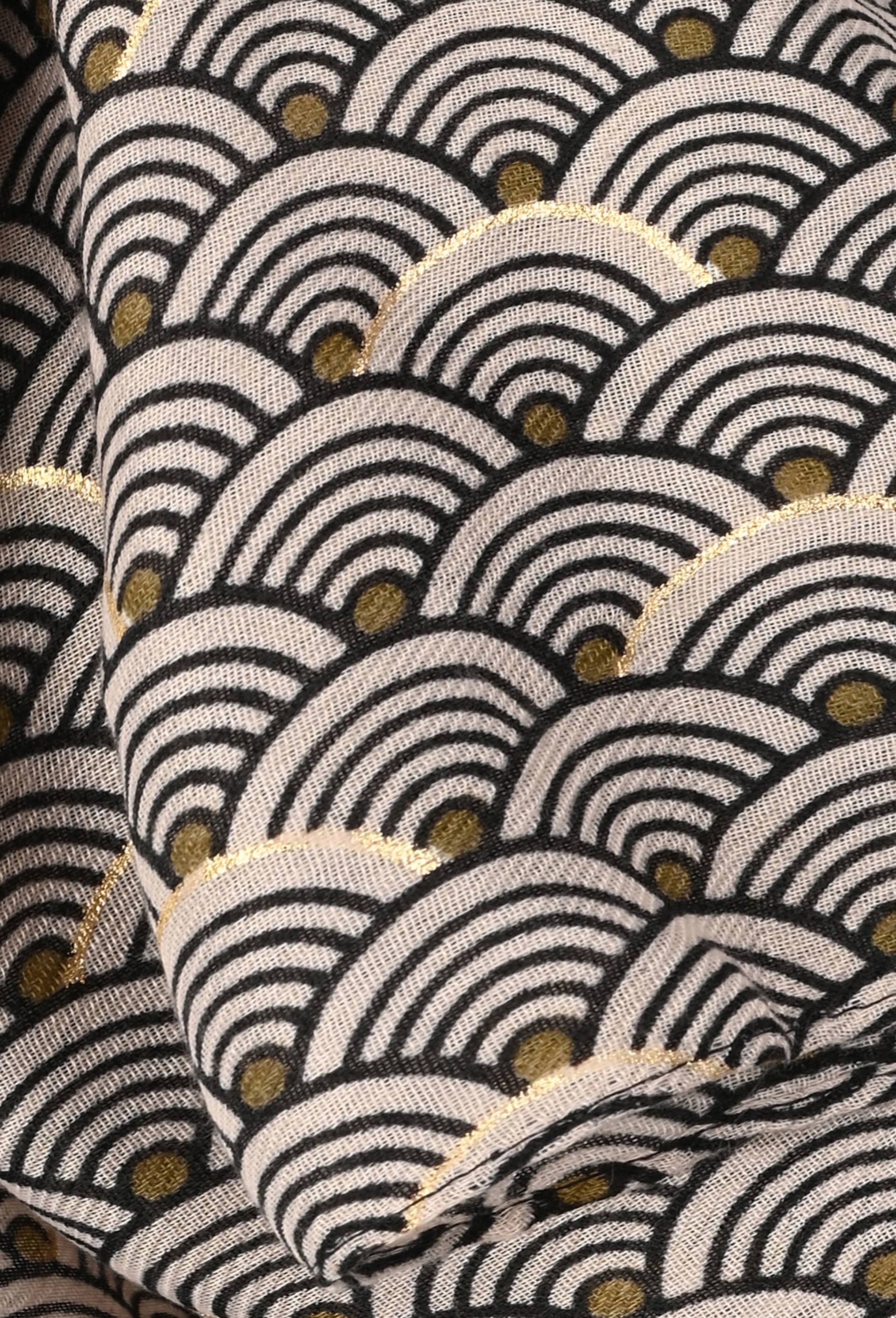 Echarpe imprimée, Beige clair, large image number 2