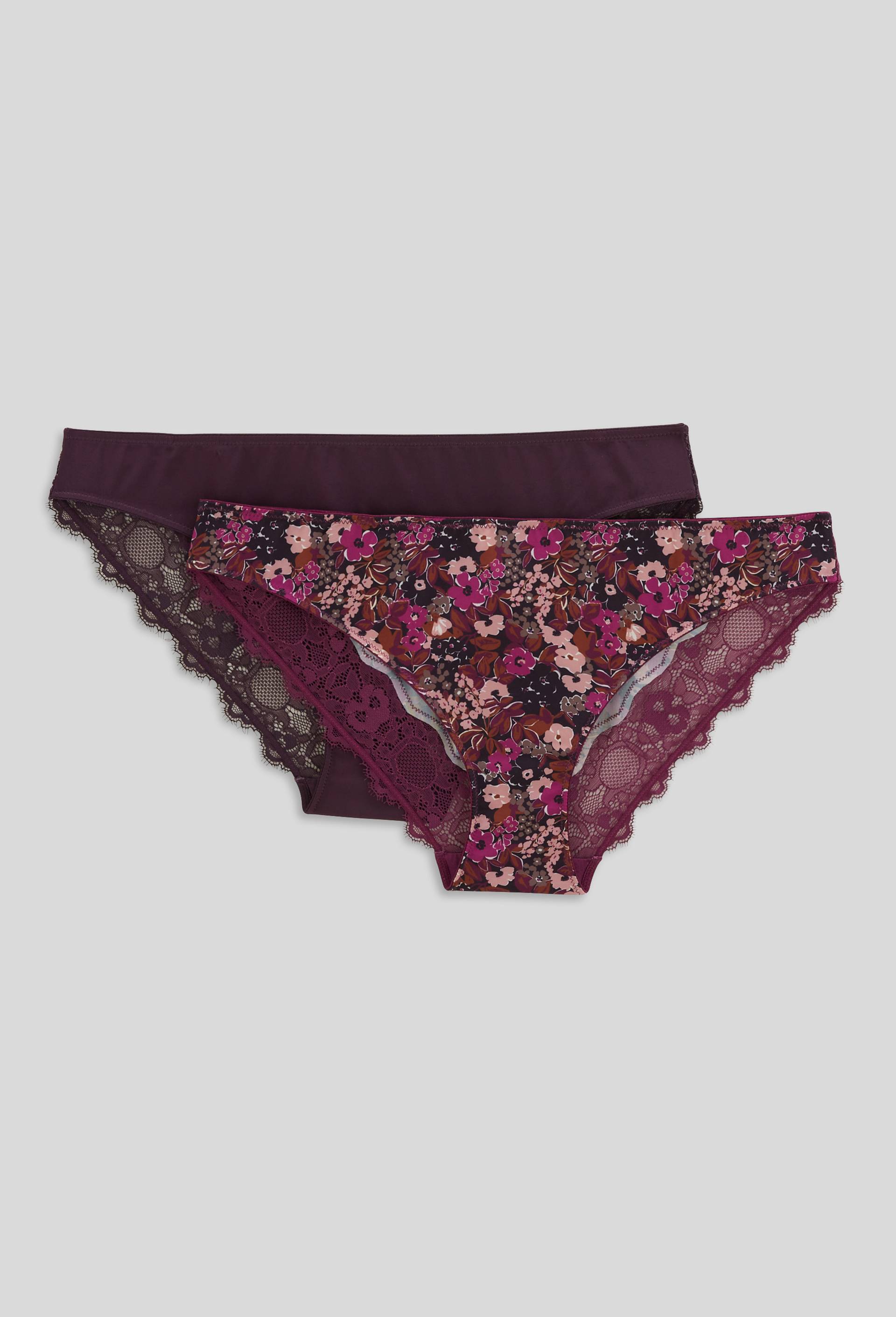 Lot de 2 culottes AVRIL, Oeko-Tex, Violet, large image number 0