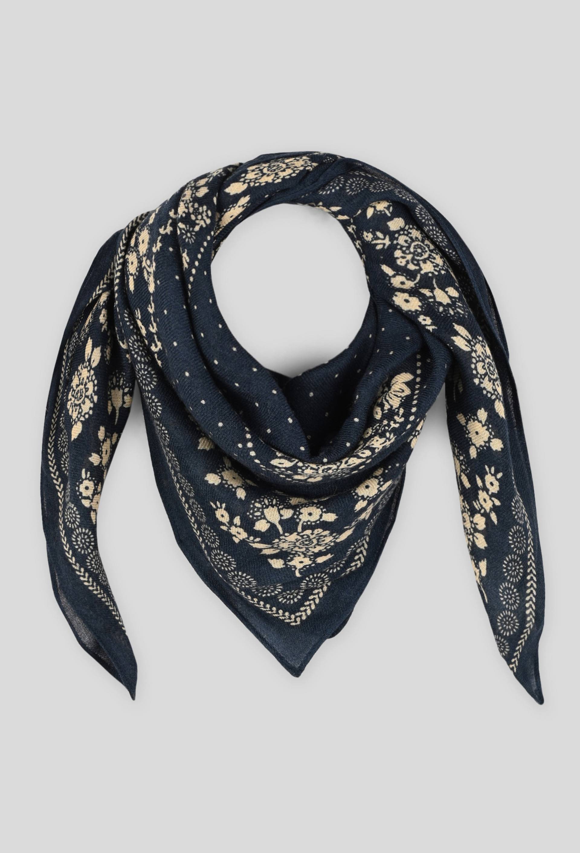 Carré bandana, Bleu foncé, large image number 0
