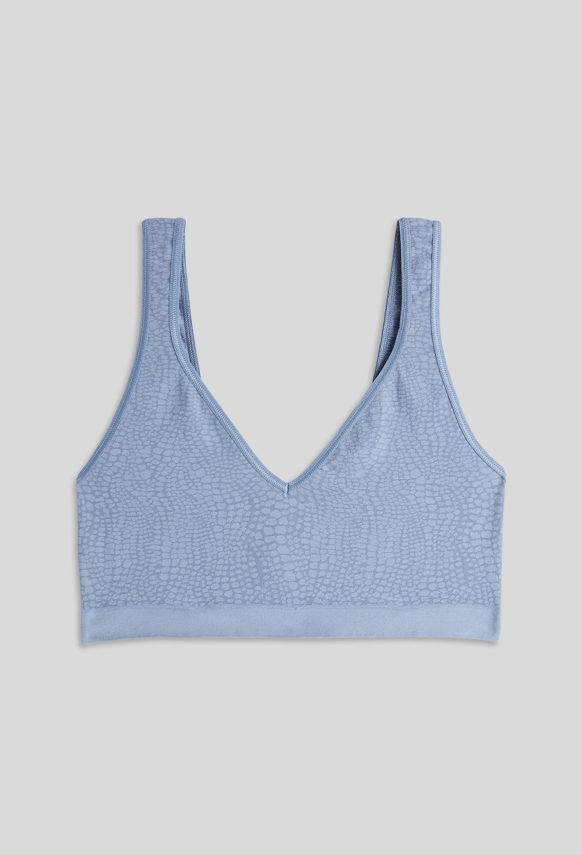 Brassière LOUISE sans couture, Oeko-Tex, Bleu, large image number 0.0