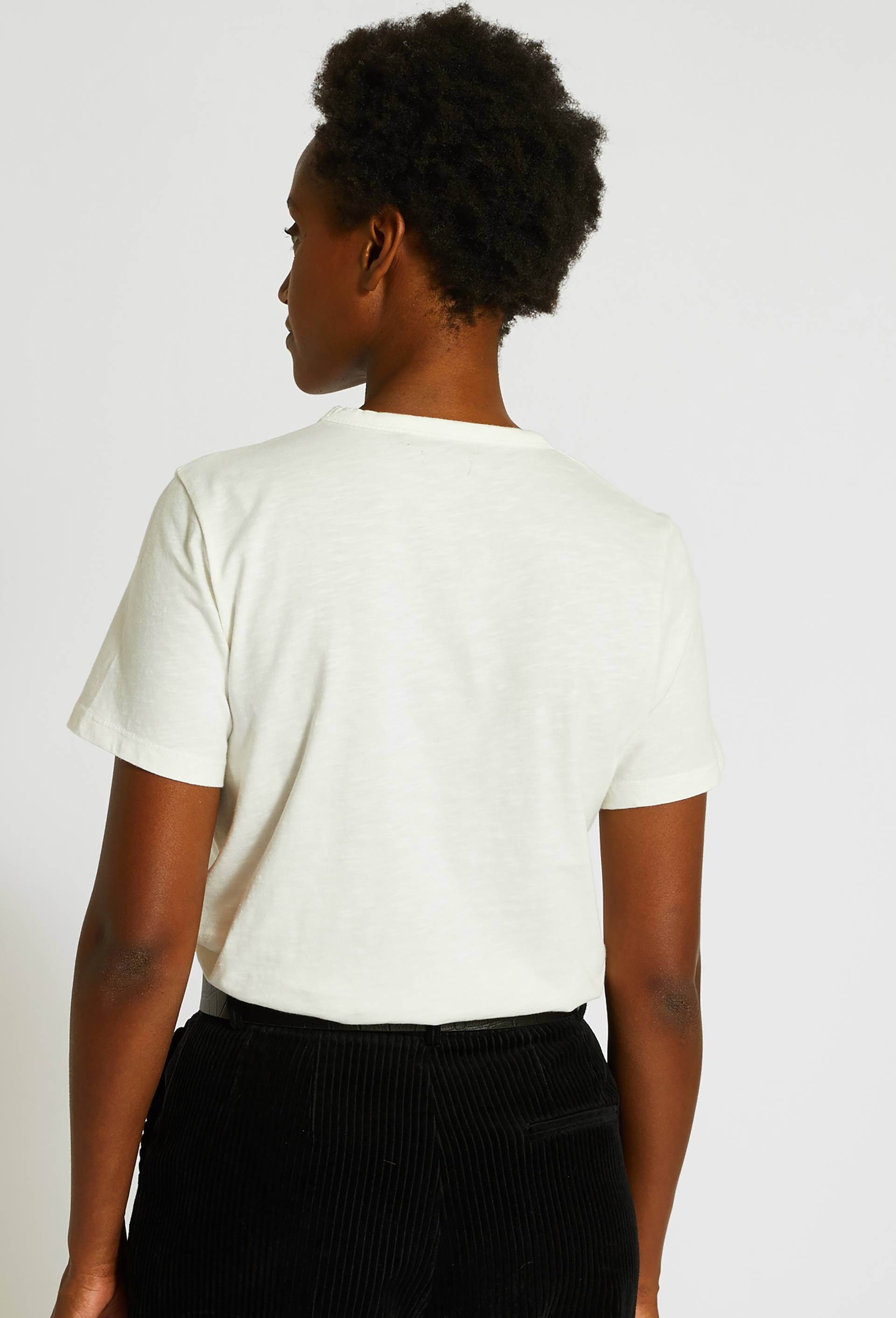 T-shirt en coton, Ecru, large image number 1