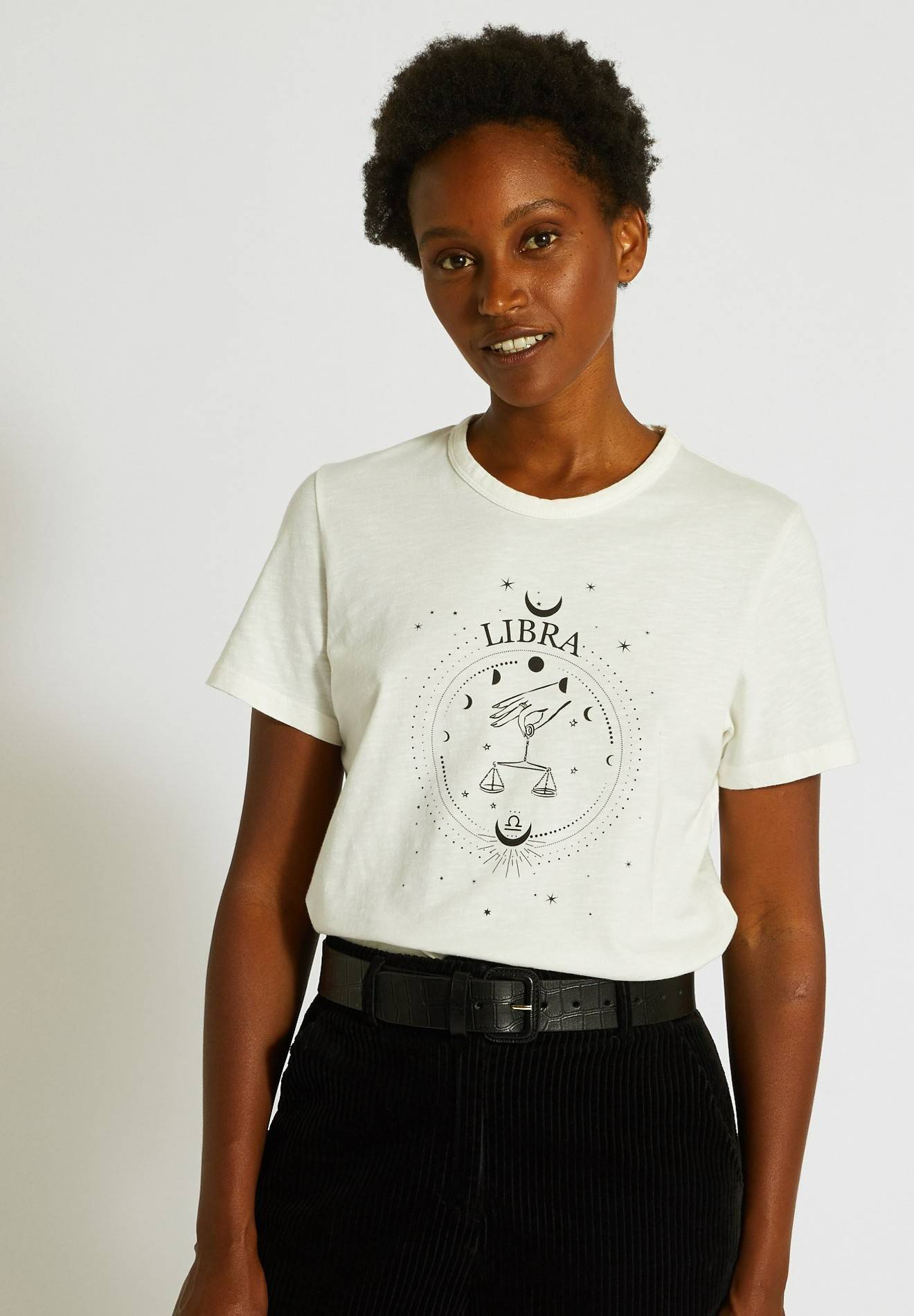 T-shirt en coton, Ecru, large image number 3