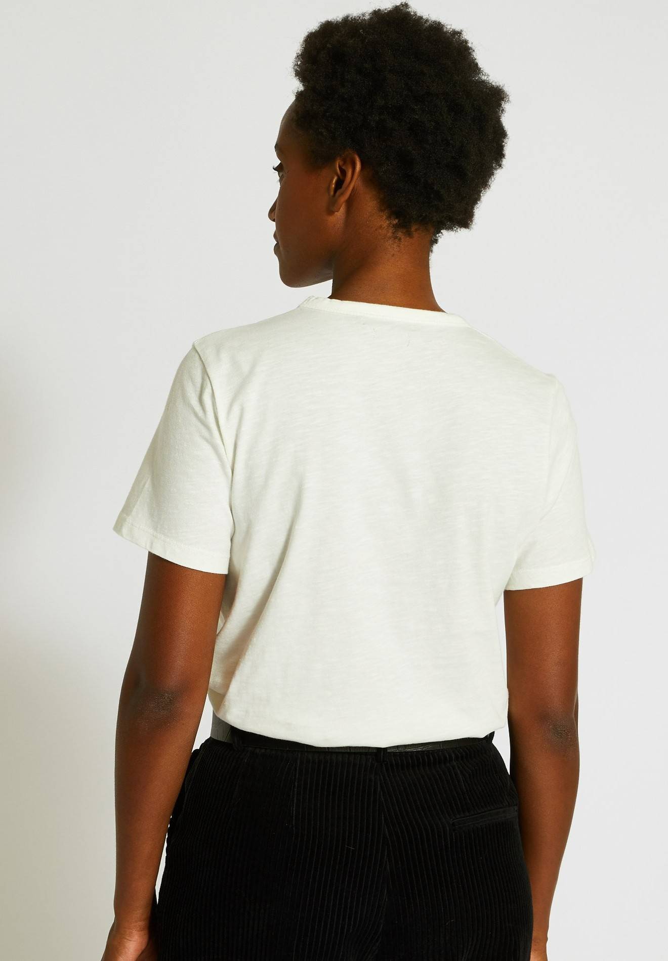 T-shirt en coton, Ecru, large image number 4