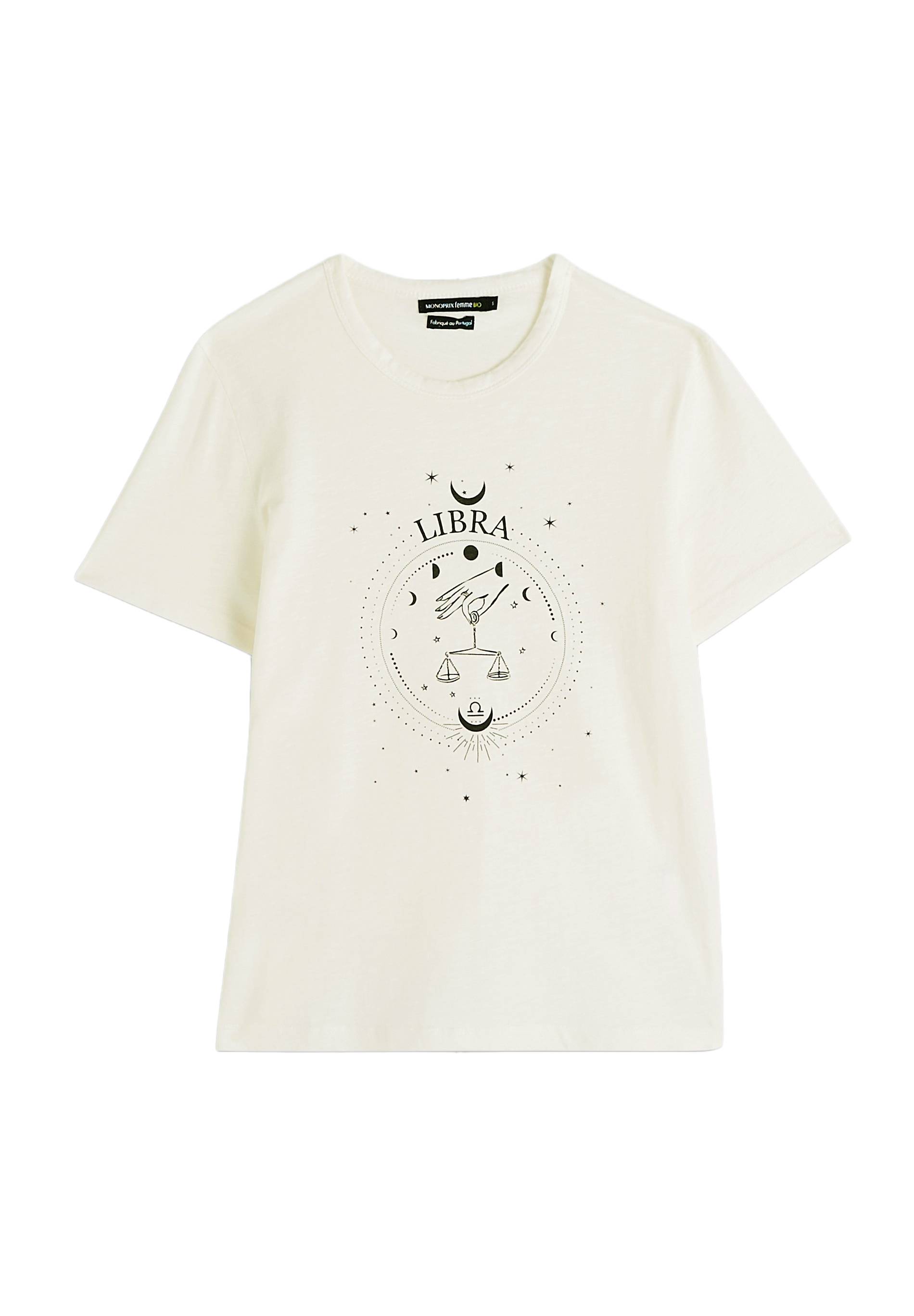 T-shirt en coton, Ecru, large image number 5