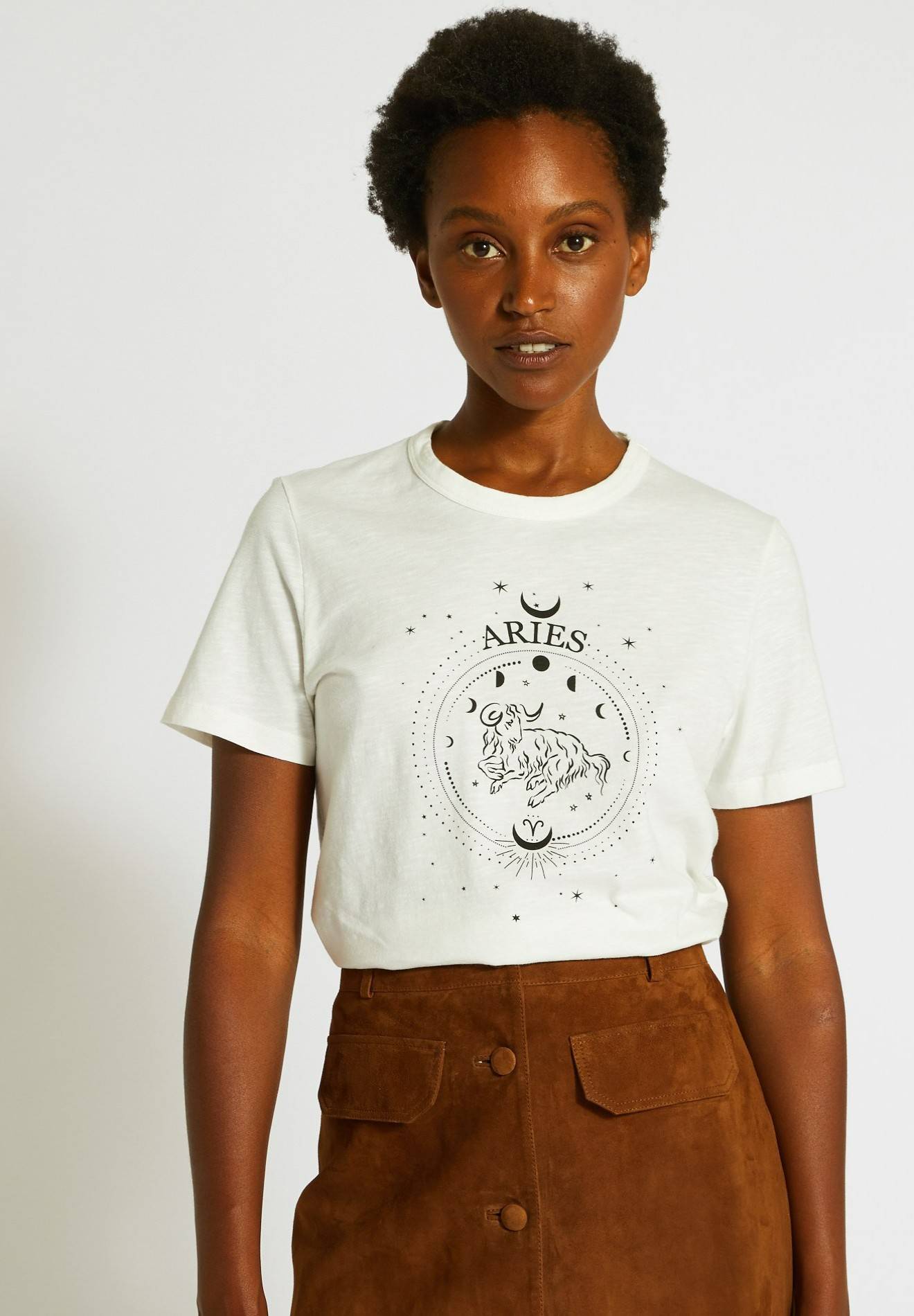 T-shirt en coton, Ecru, large image number 3.0
