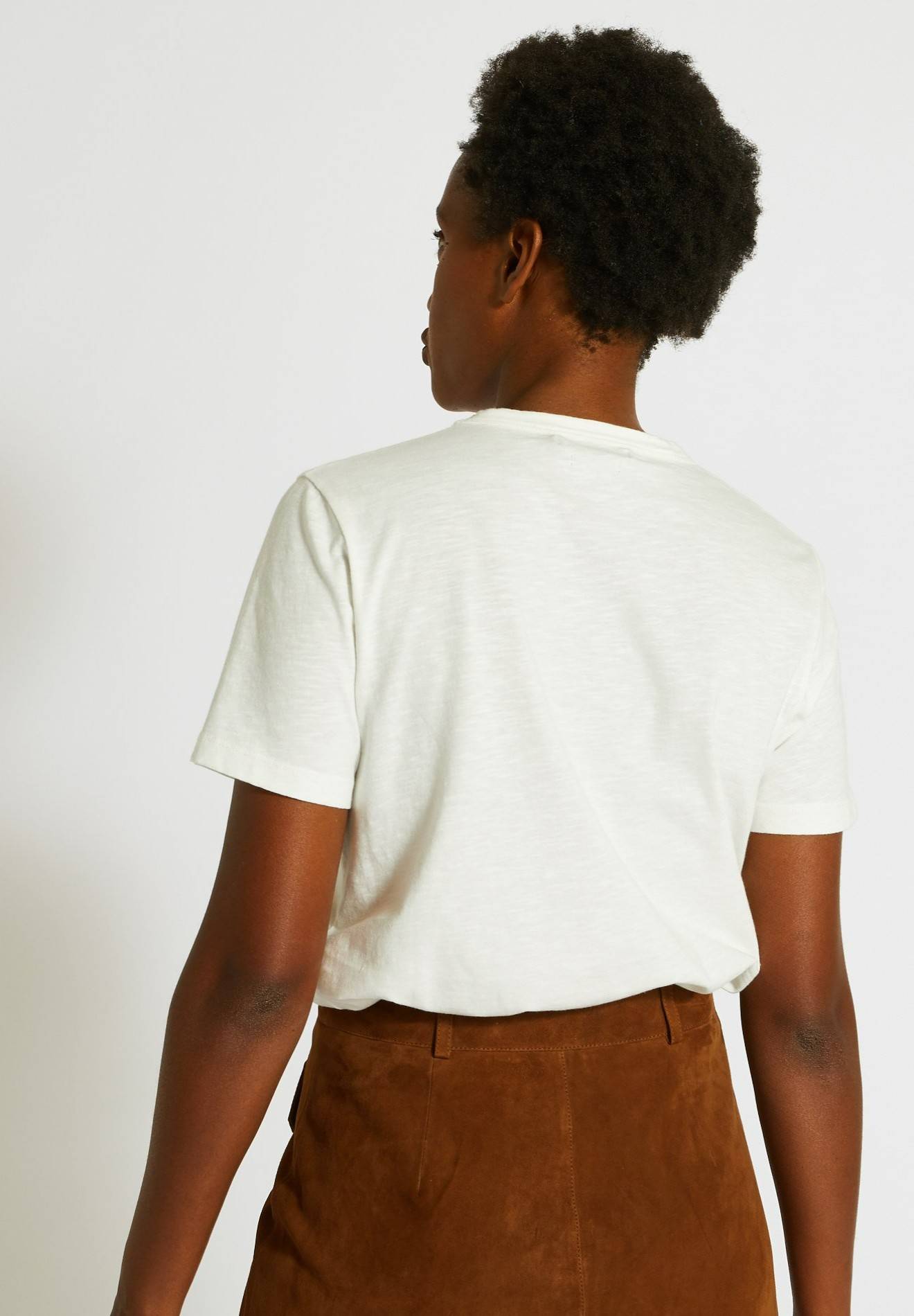 T-shirt en coton, Ecru, large image number 4.0