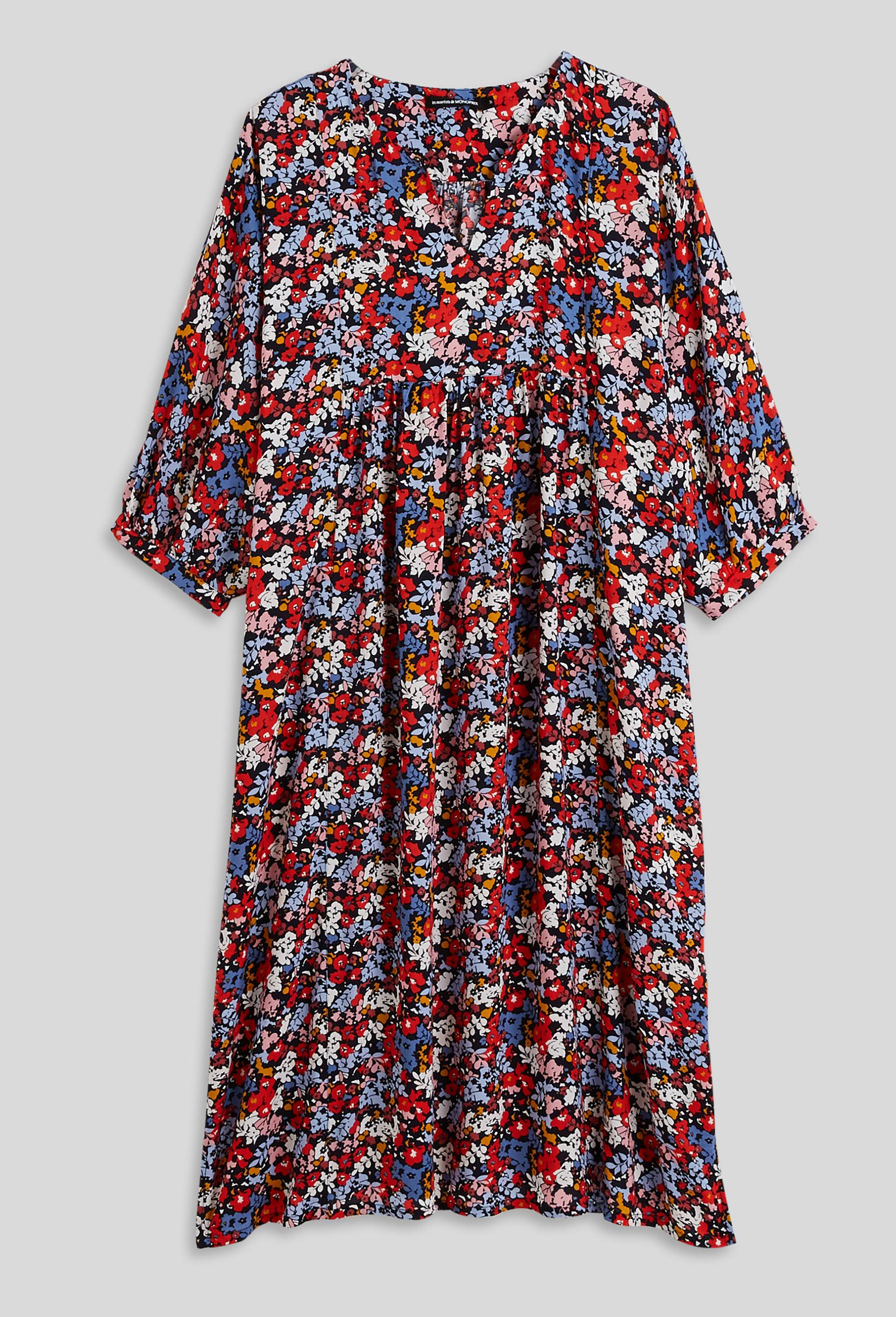 Chemise de nuit large imprimée, Ecovero, Rouge, large image number 2