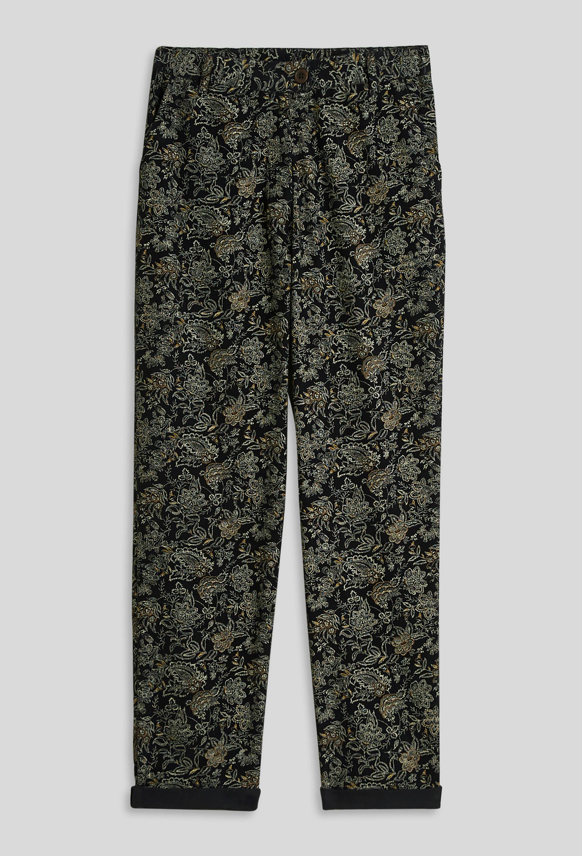 Pantalon droit en velours, Brun, large image number 2