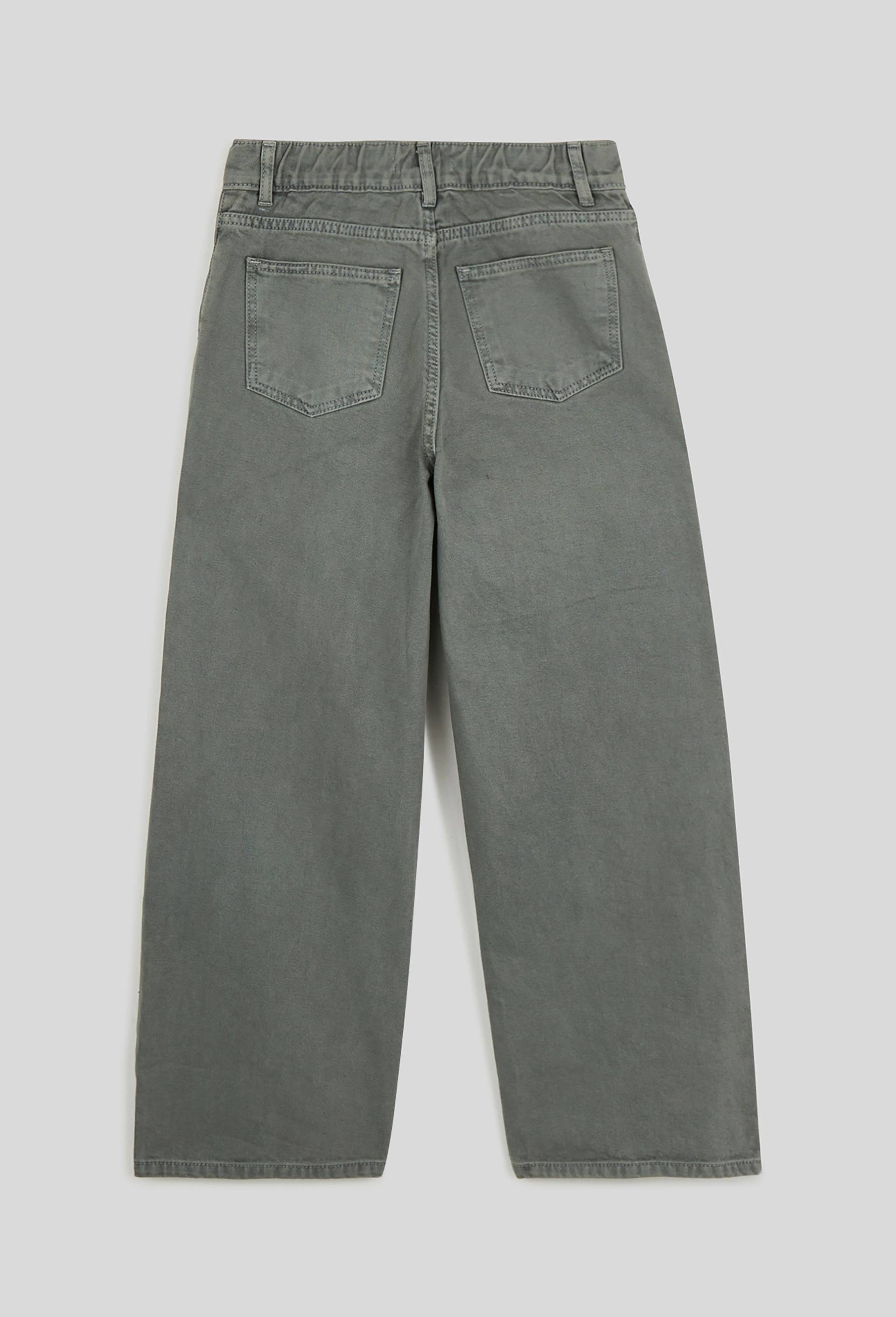 Pantalon large twill, Oeko-Tex, Vert, large image number 2