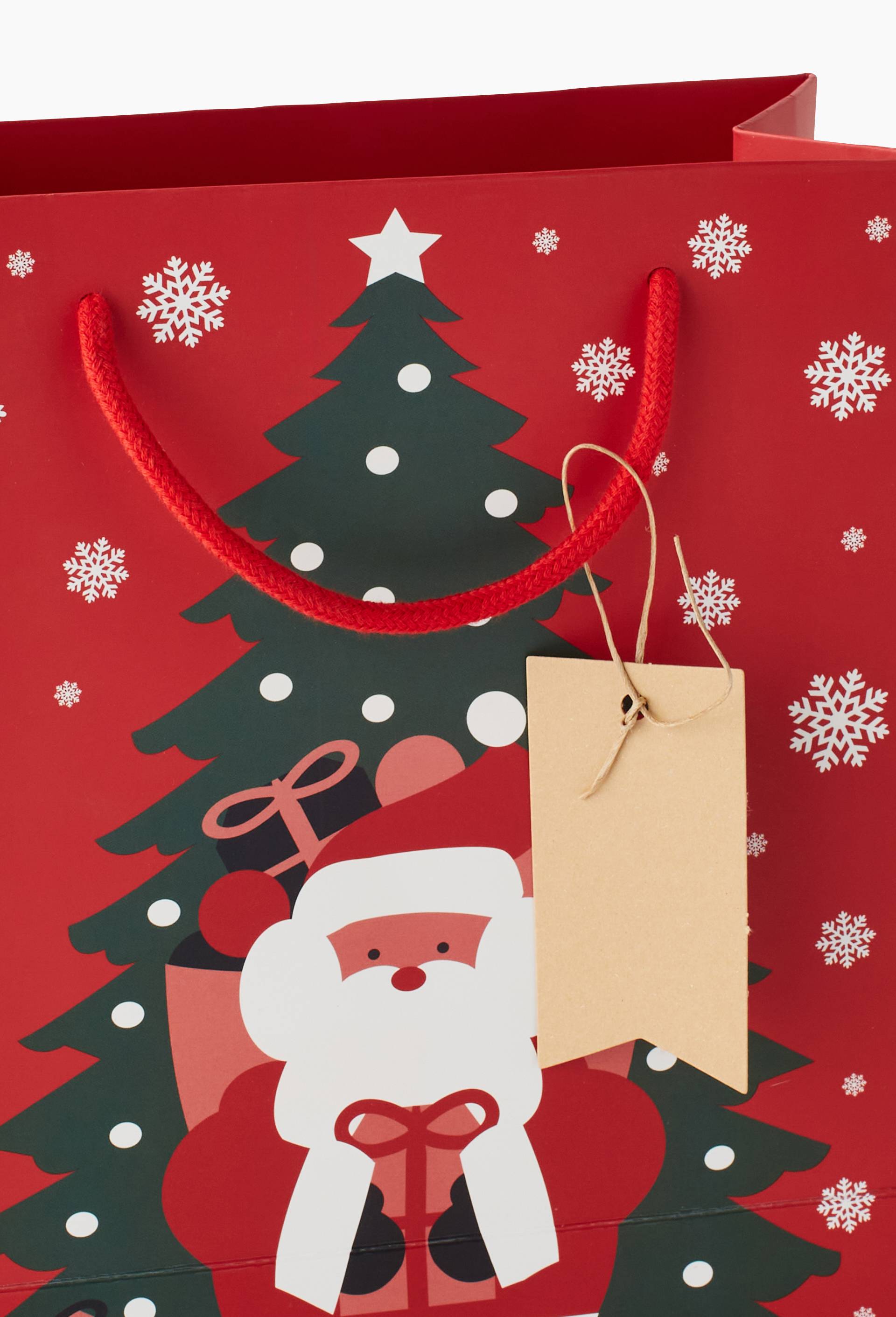 Sac cadeau, 50cm, Rouge, large image number 1