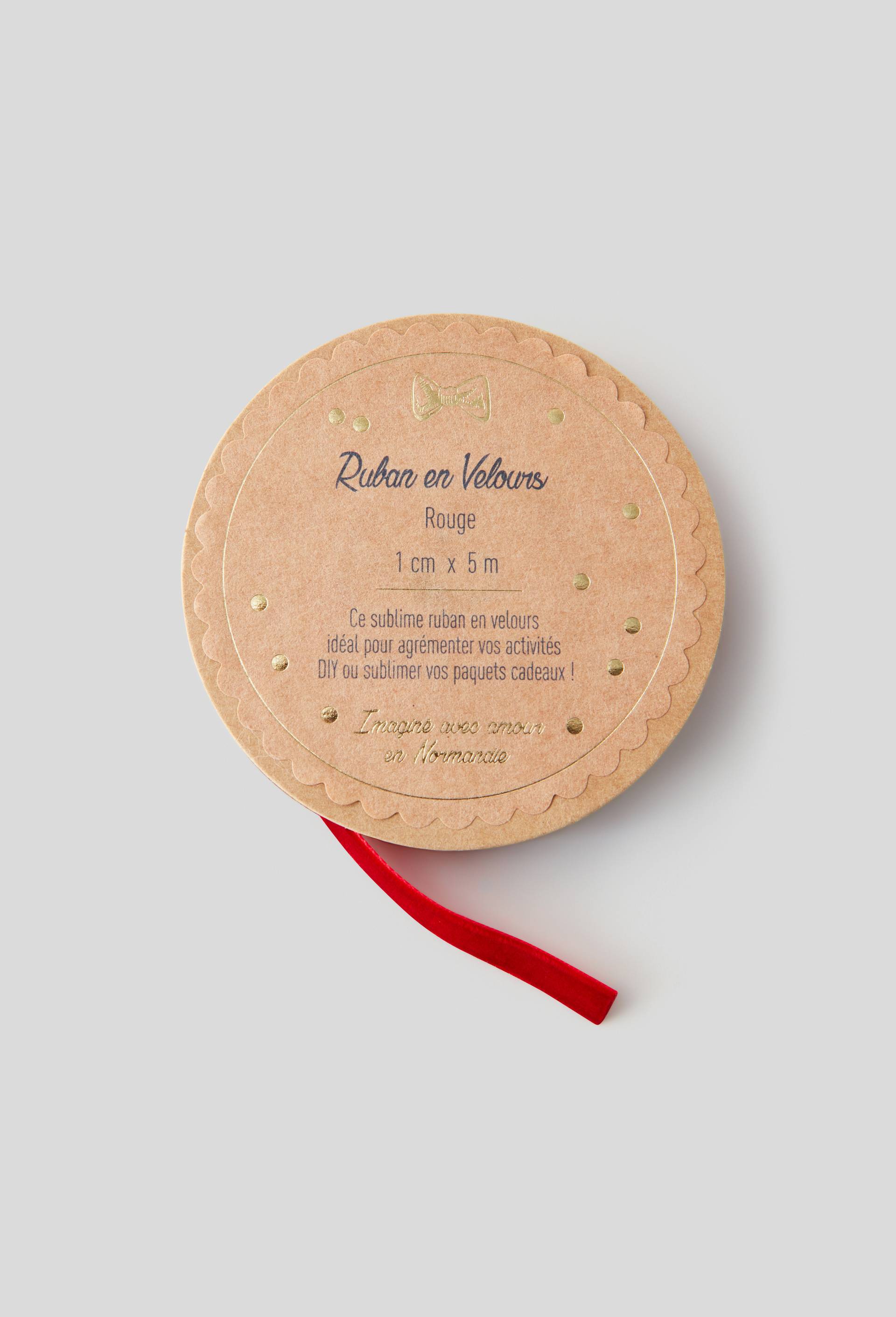 Ruban, 1m, Rouge, large image number 1