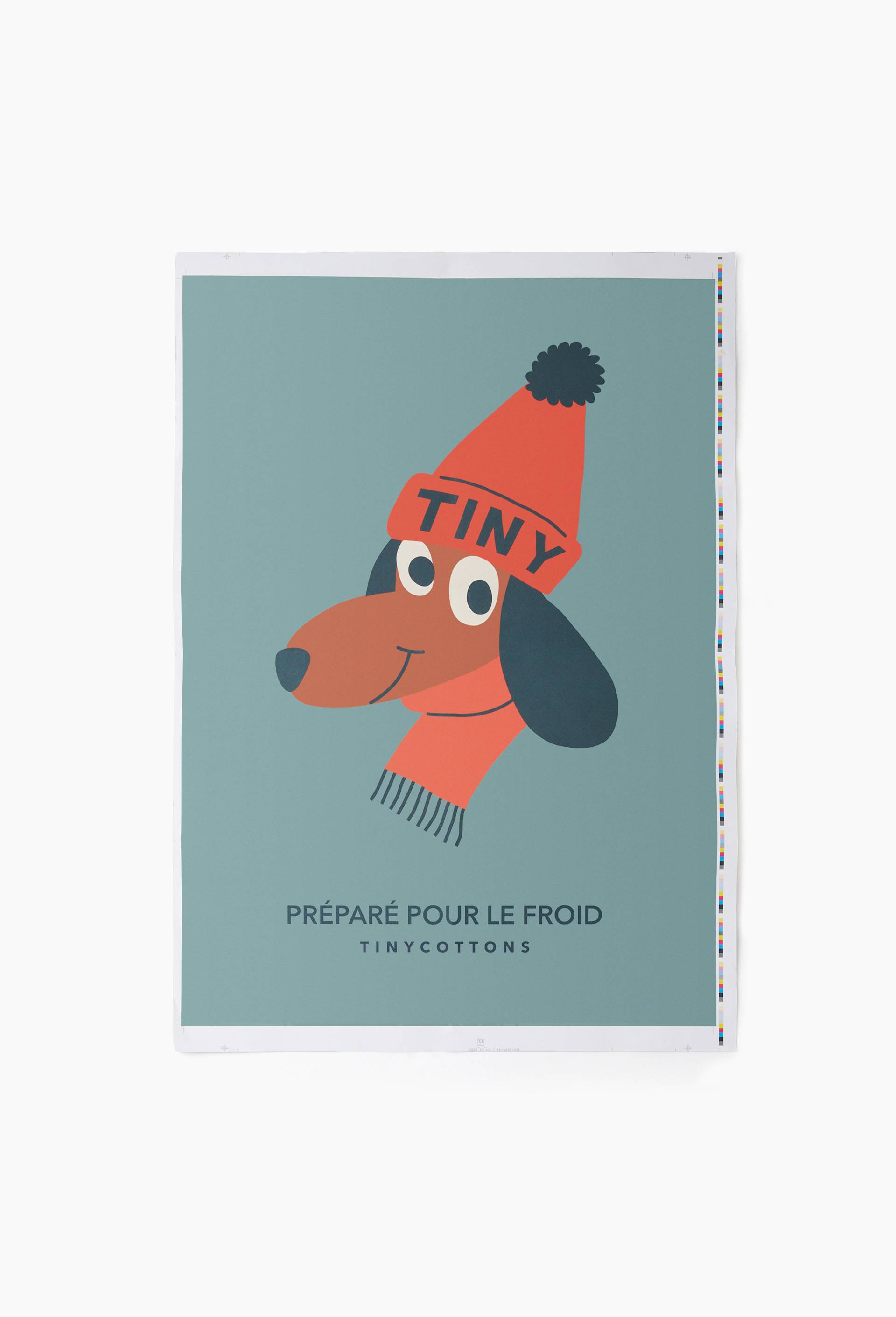 Poster - Tiny Cottons x Monoprix, Vert fonc&eacute;, large image number 0