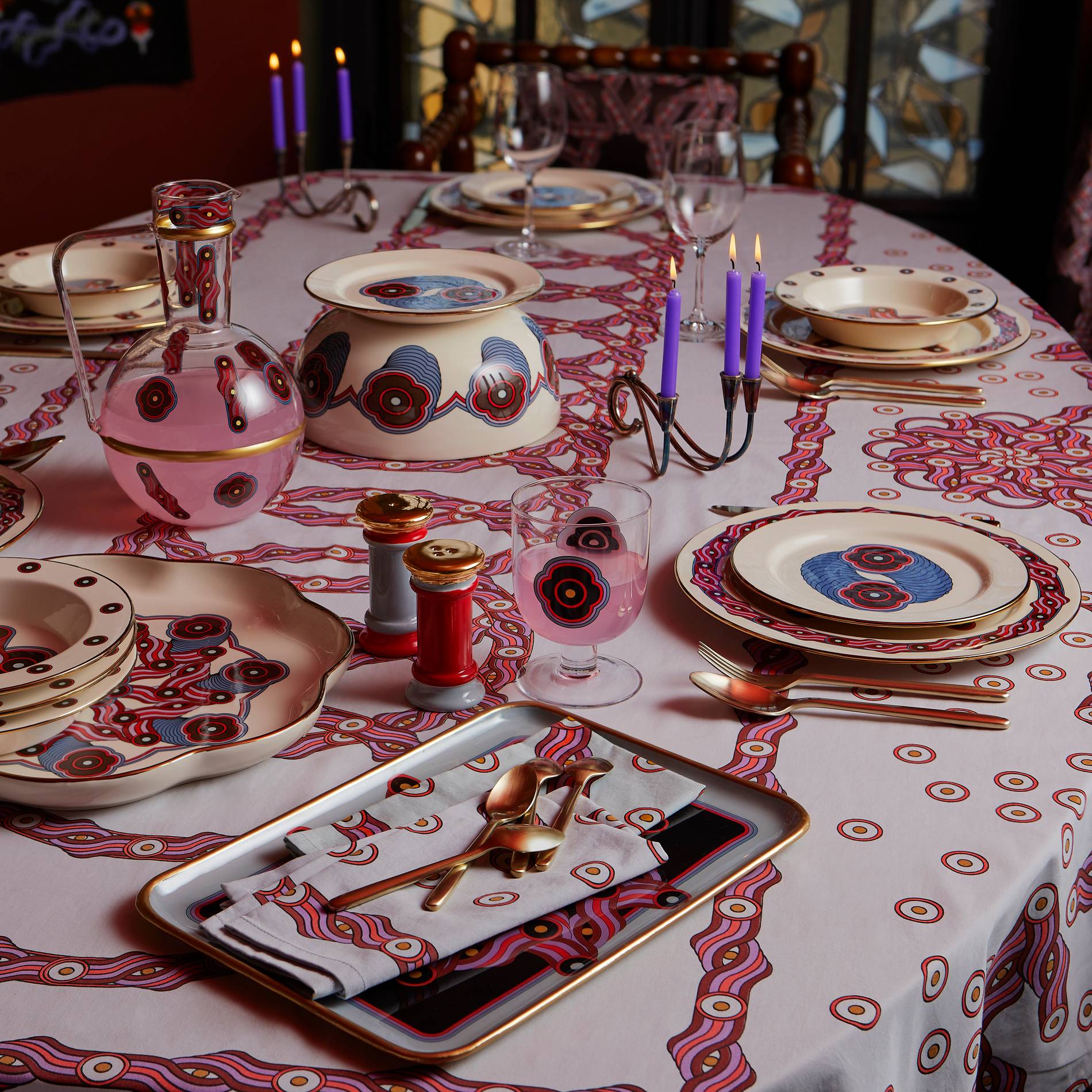 Petit plateau - PIERRE MARIE x Monoprix, Violet, large image number 2