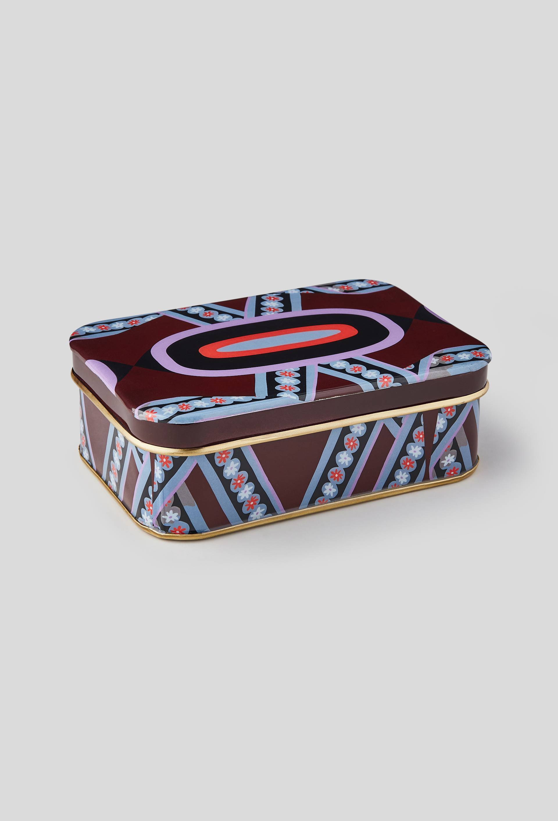 Boite &agrave; biscuits - PIERRE MARIE x Monoprix, Violet, large image number 0