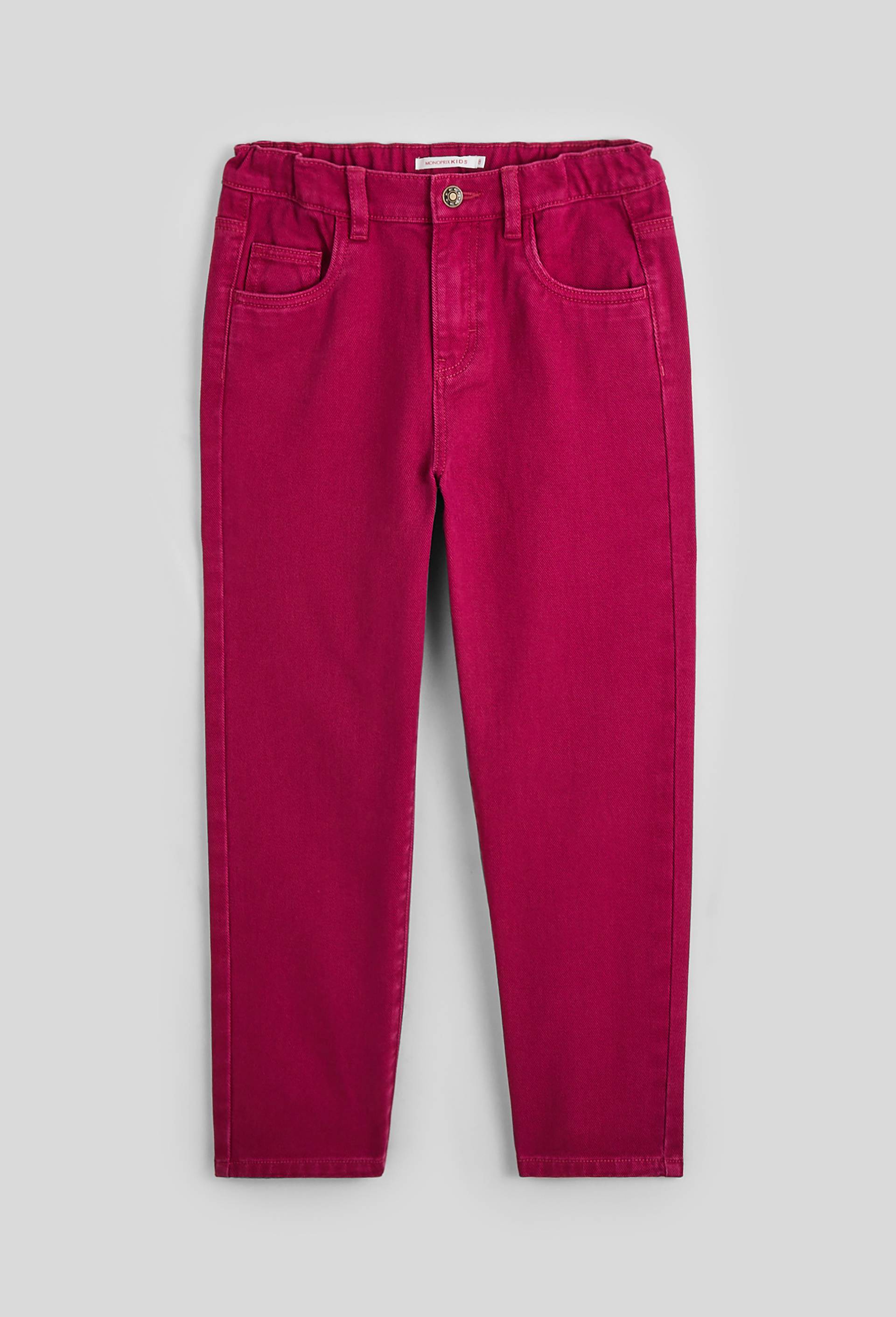 Pantalon en twill, Oeko-Tex, Violet foncé, large image number 0.0